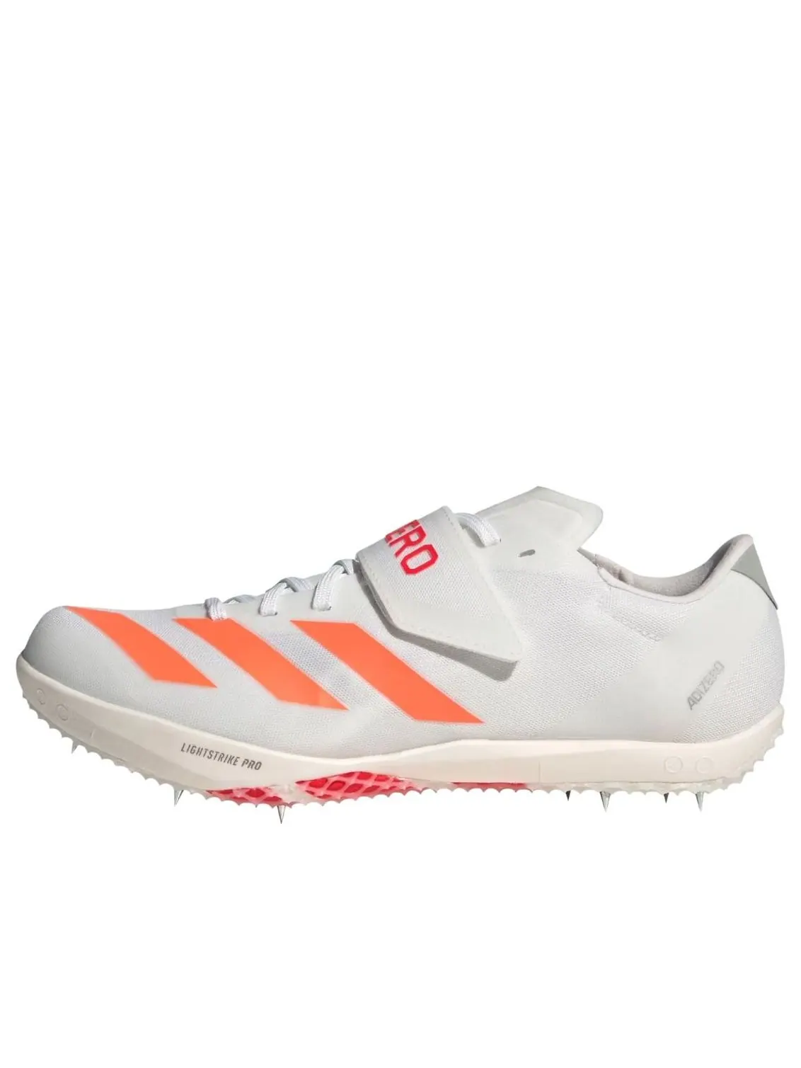 Кроссовки Adidas Adizero High Jump 'White Lucid Orange' — изображение 1 из 5, белый/оранжевый/красный