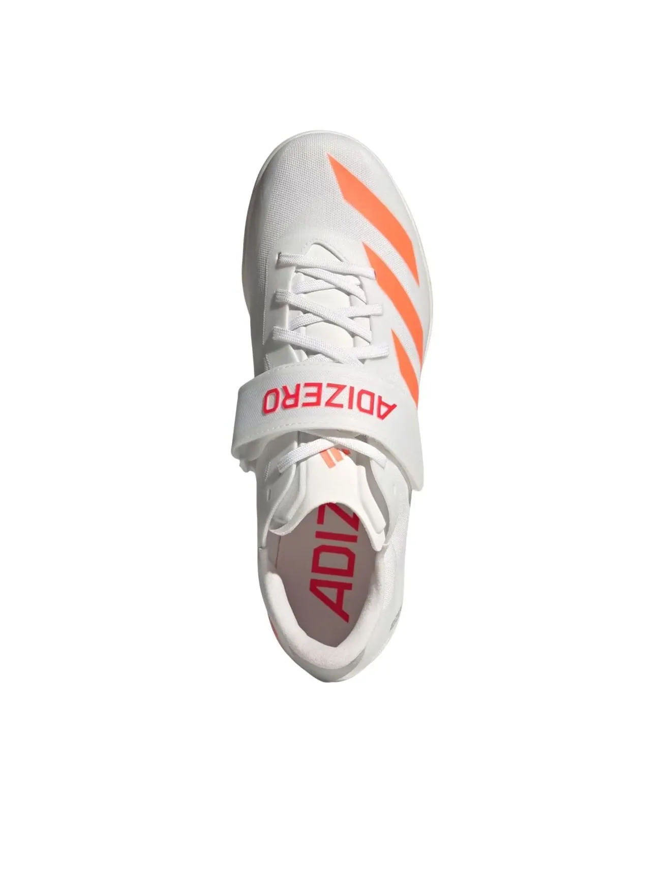 Кроссовки Adidas Adizero High Jump 'White Lucid Orange' — изображение 2 из 5, белый/оранжевый/красный