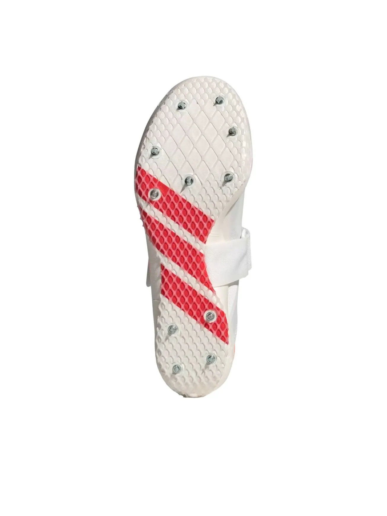 Кроссовки Adidas Adizero High Jump 'White Lucid Orange' — изображение 3 из 5, белый/оранжевый/красный