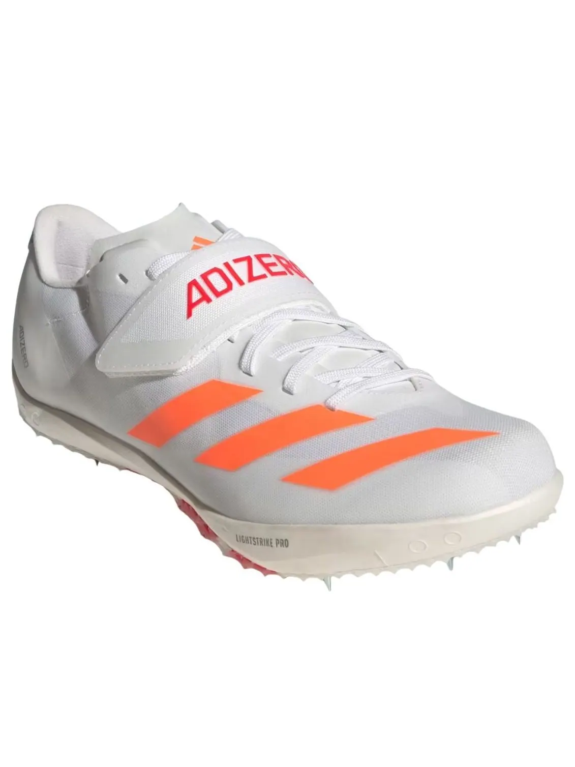 Кроссовки Adidas Adizero High Jump 'White Lucid Orange' — изображение 4 из 5, белый/оранжевый/красный