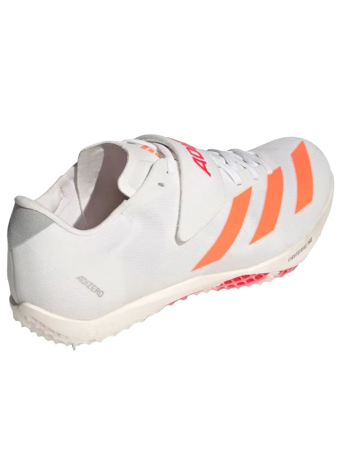 Кроссовки Adidas Adizero High Jump 'White Lucid Orange' — изображение 5 из 5, белый/оранжевый/красный