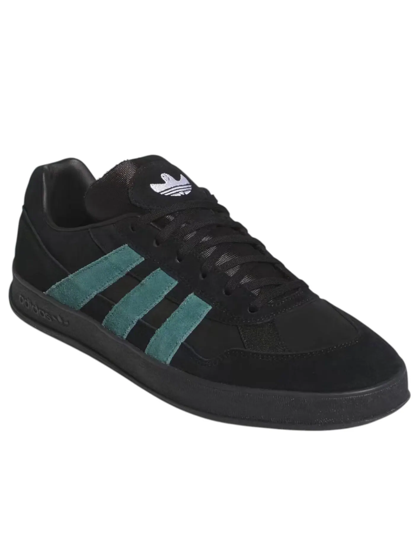 Adidas Aloha Super 'Core Black Preloved Teal' — изображение 2 из 5, черный//белый