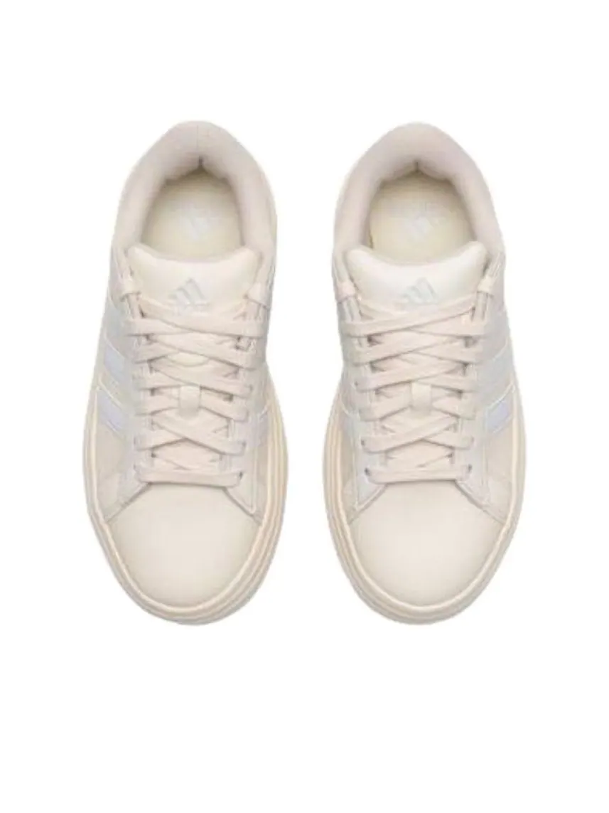 Кроссовки (WMNS) adidas Grand Court Platform 'Cream White' — изображение 3 из 4, белый