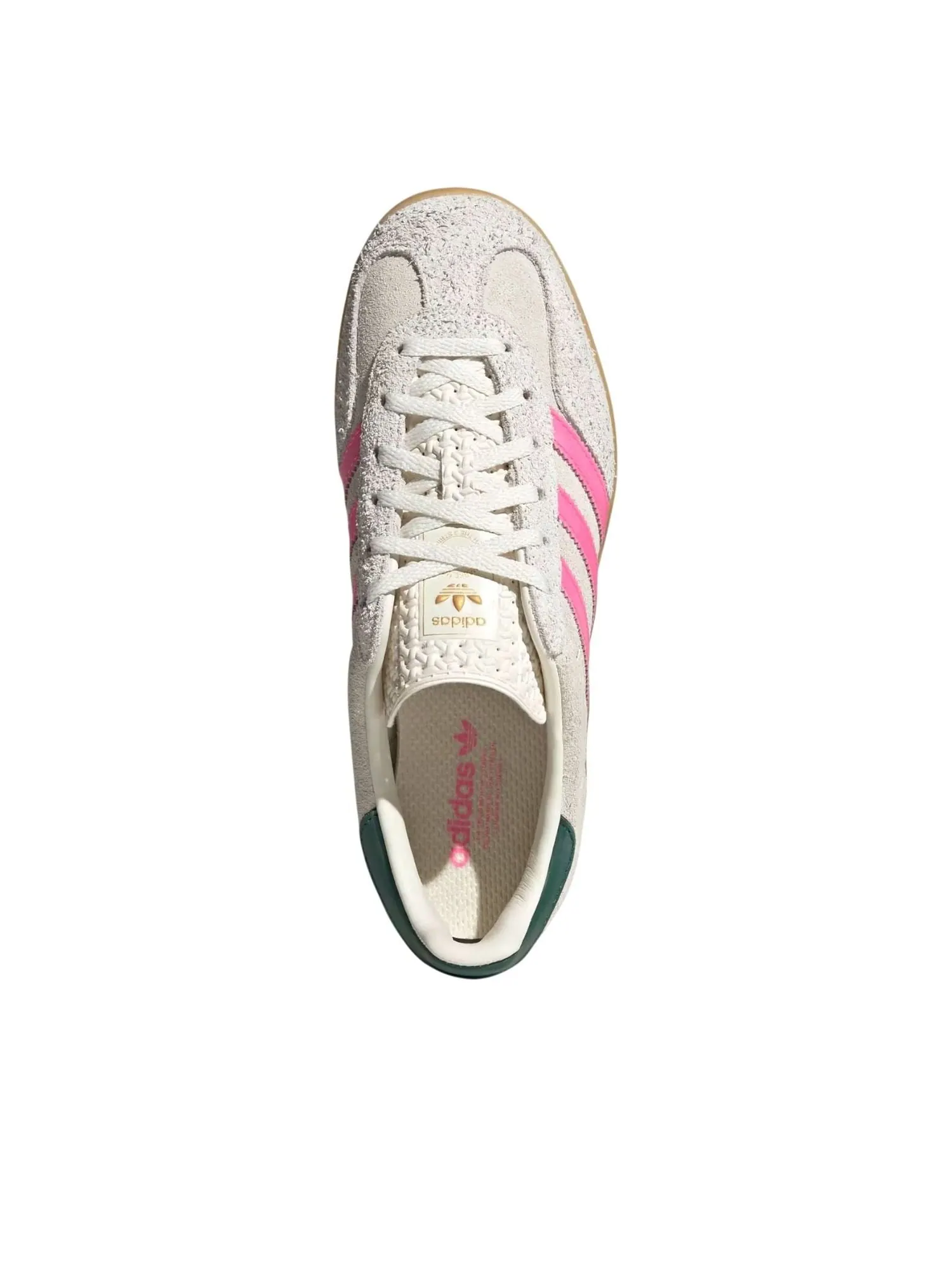 (WMNS) Adidas Gazelle Indoor 'Off White Lucid Pink' — изображение 3 из 6, белый/белый/розовый