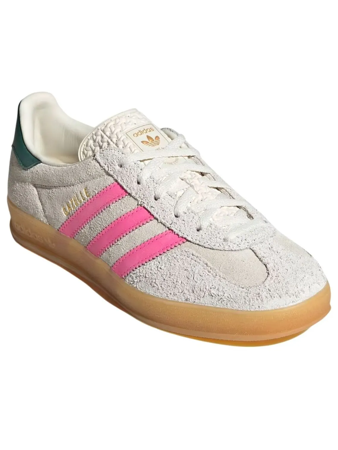 (WMNS) Adidas Gazelle Indoor 'Off White Lucid Pink' — изображение 5 из 6, белый/белый/розовый
