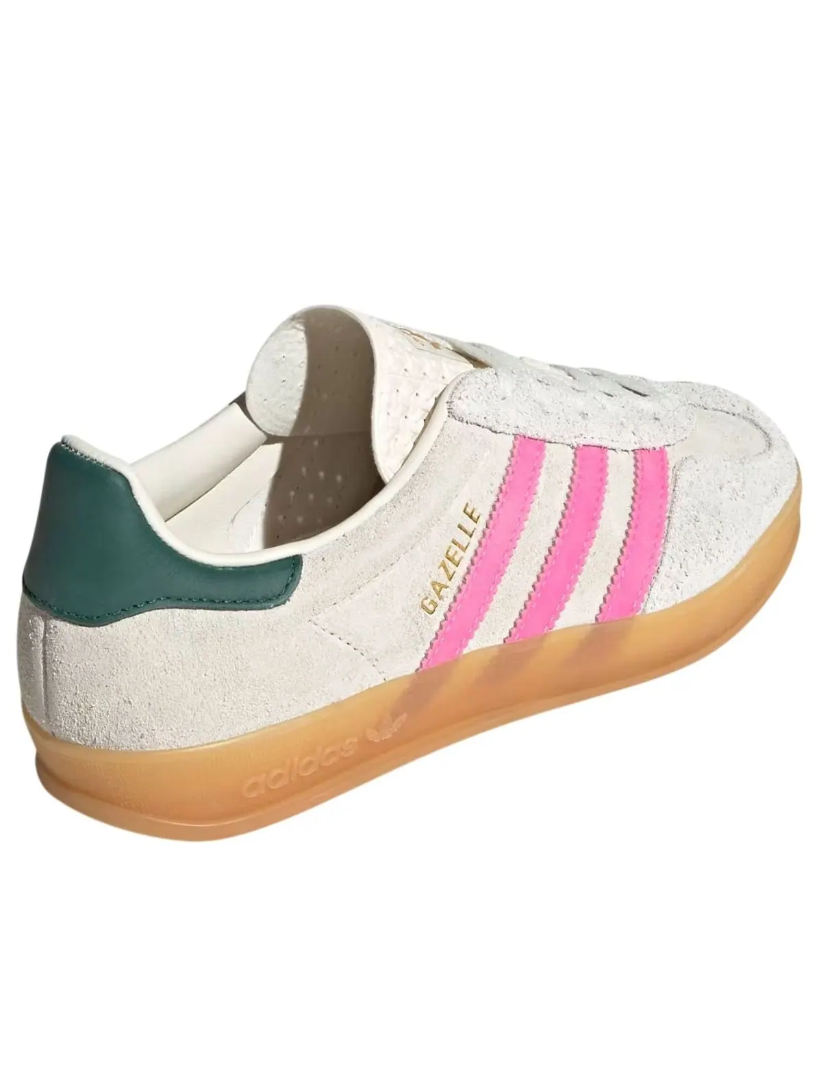 (WMNS) Adidas Gazelle Indoor 'Off White Lucid Pink' — изображение 6 из 6, белый/белый/розовый