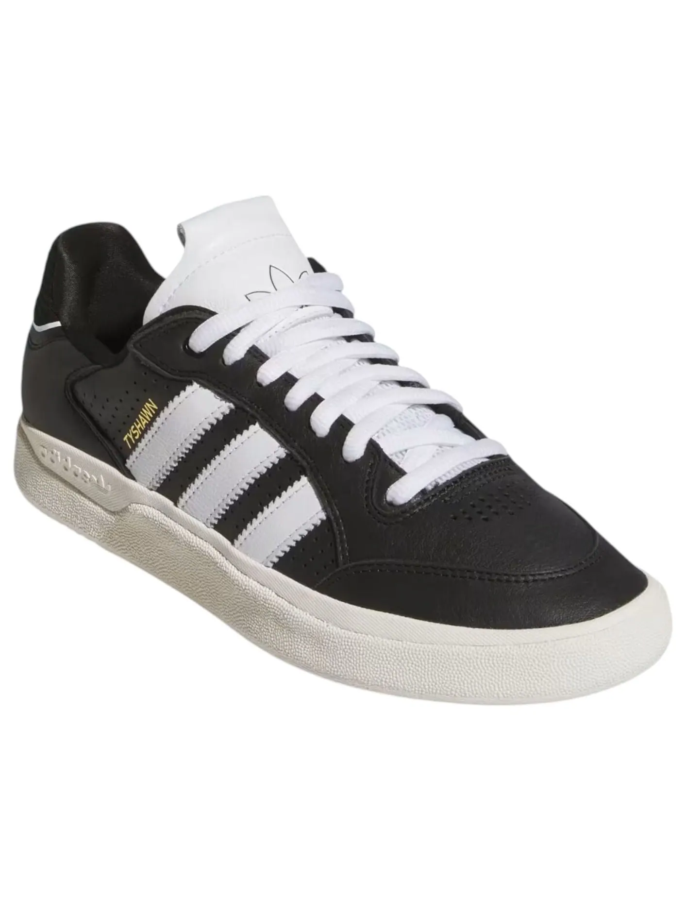Кроссовки adidas Tyshawn Low 'Core Black Cloud White' — изображение 2 из 5, черный