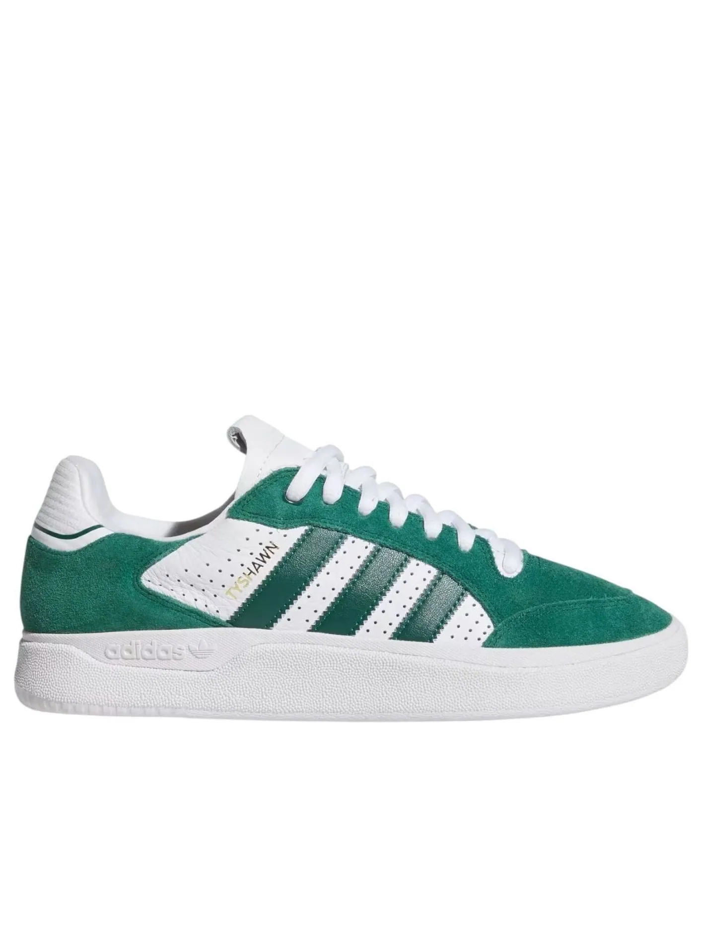 Adidas Tyshawn Low 'Collegiate Green Cloud White' — изображение 5 из 5, зеленый/зеленый/белый