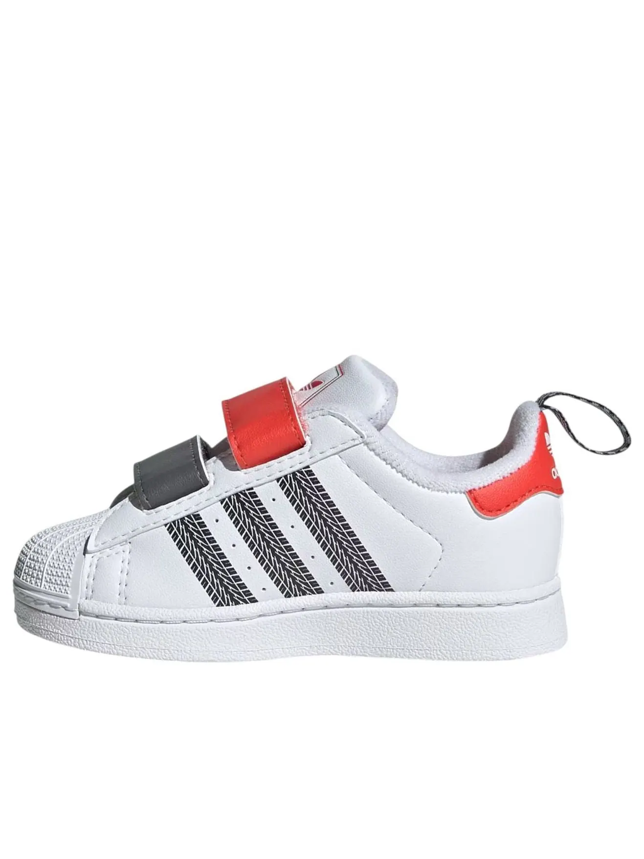 (TD) Adidas Superstar II Comfort Closure 'Disney Pixar Cars' — изображение 1 из 6, белый/яркий красный