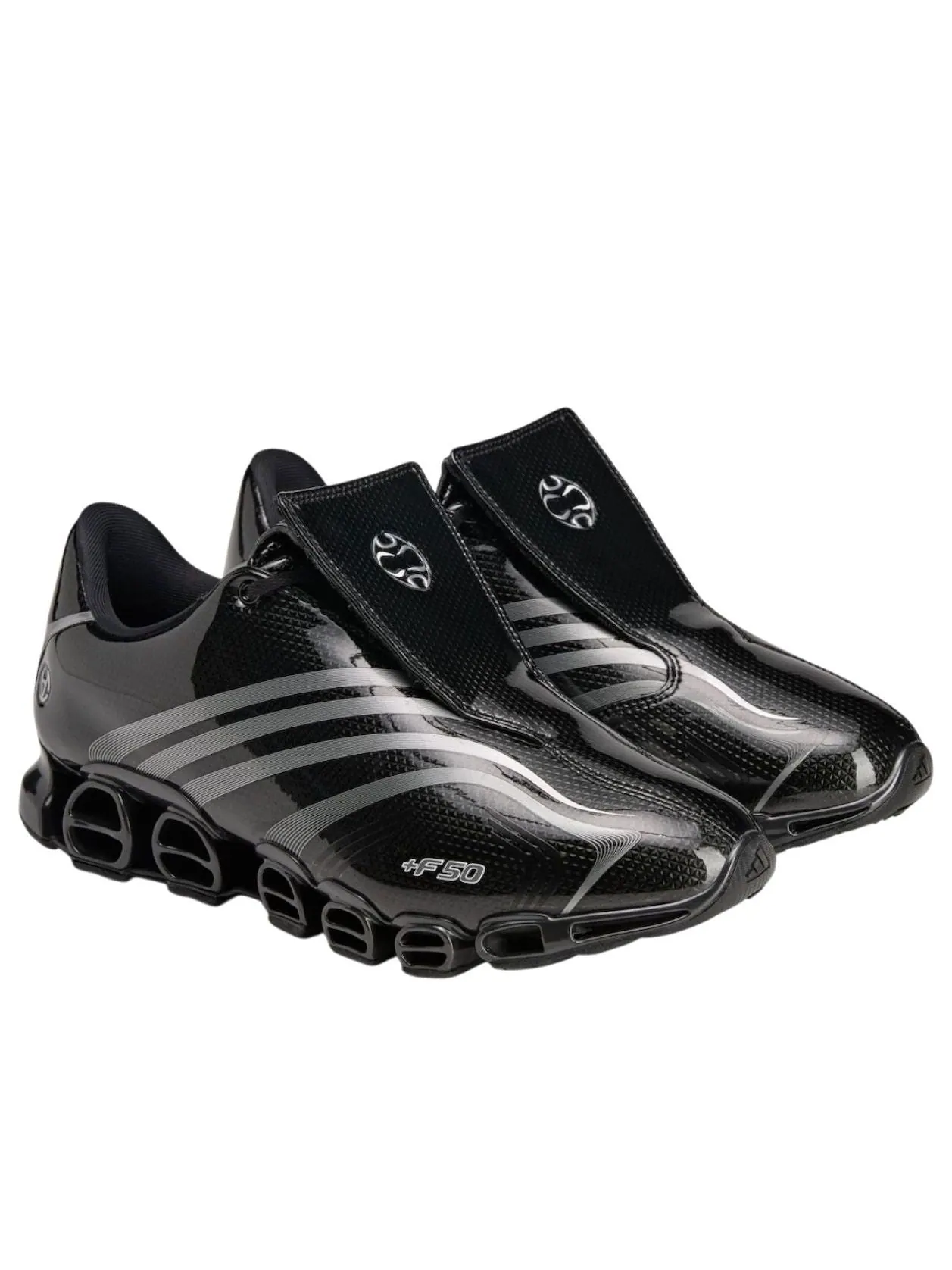 Adidas x Slam Jam F50 Megaride 'Black Metallic Silver' — изображение 3 из 6