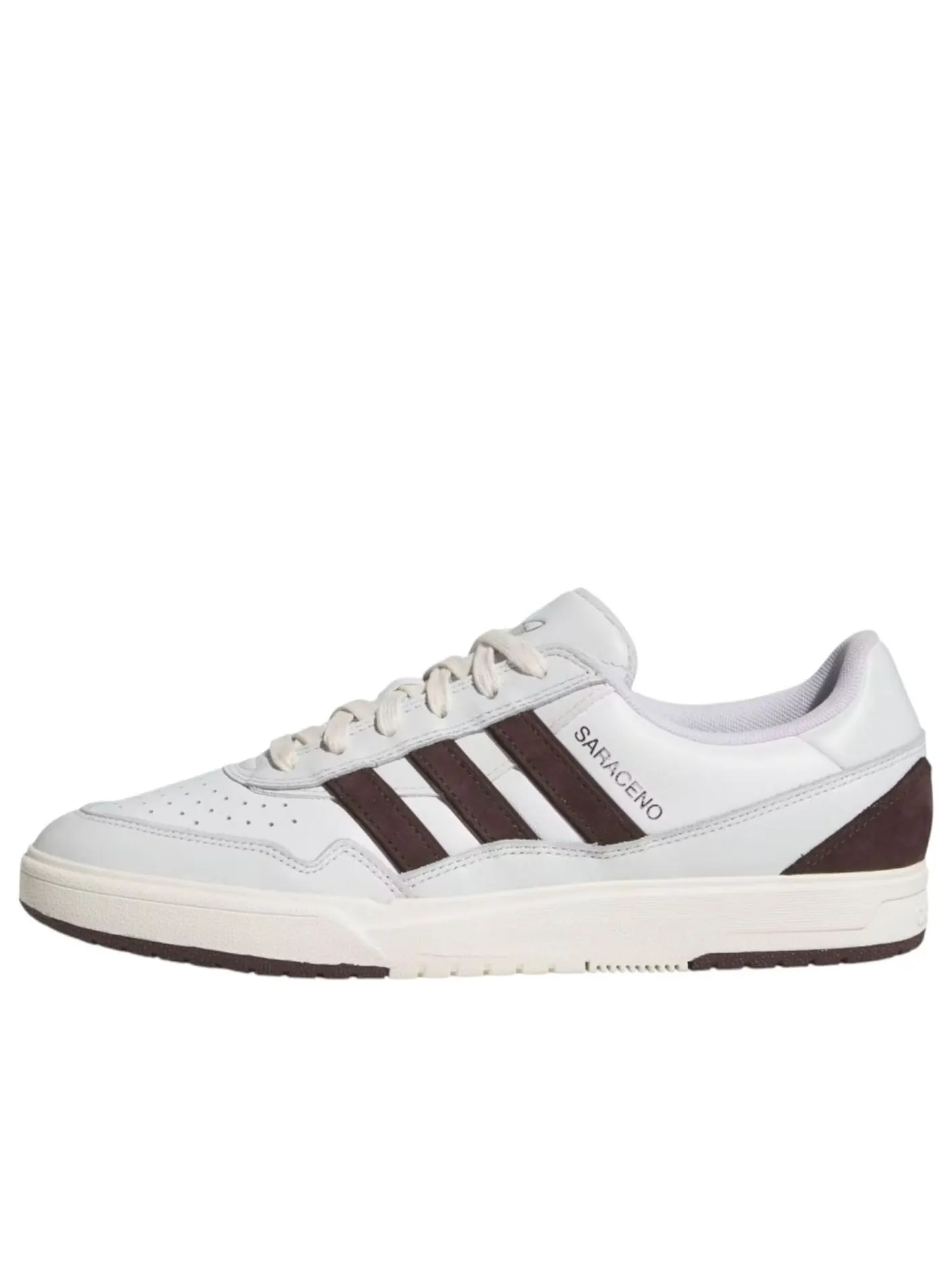 Adidas x Zach Saraceno Tyshawn II 'Crystal White Shadow Brown' — изображение 1 из 5, белый/коричневый/белый