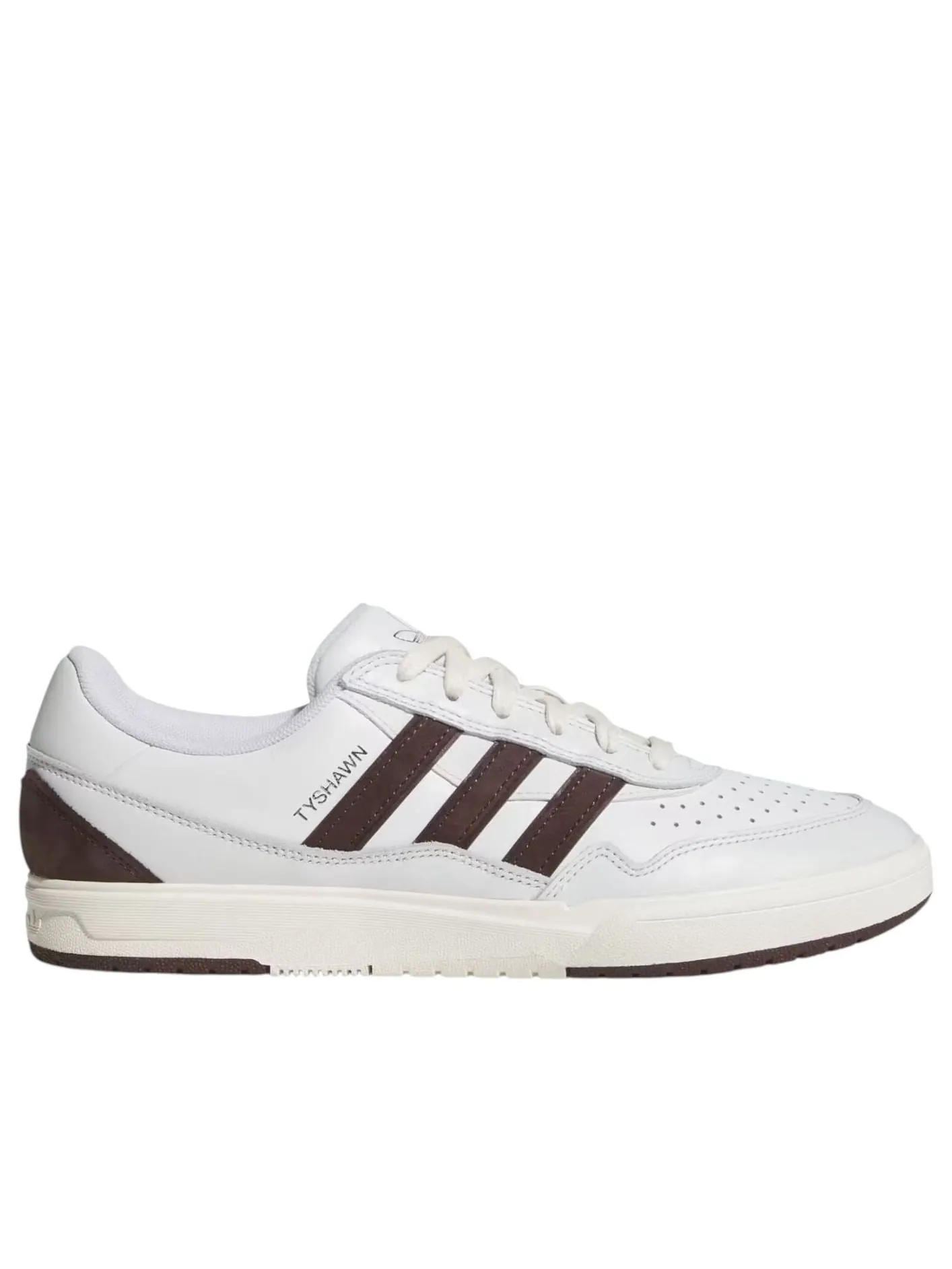 Adidas x Zach Saraceno Tyshawn II 'Crystal White Shadow Brown' — изображение 5 из 5, белый/коричневый/белый