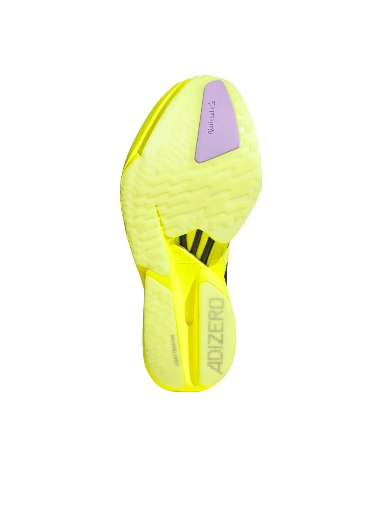(WMNS) Adidas Adizero Adios Pro 4 «Солнечный желтый Aurora Plum» — изображение 4 из 5