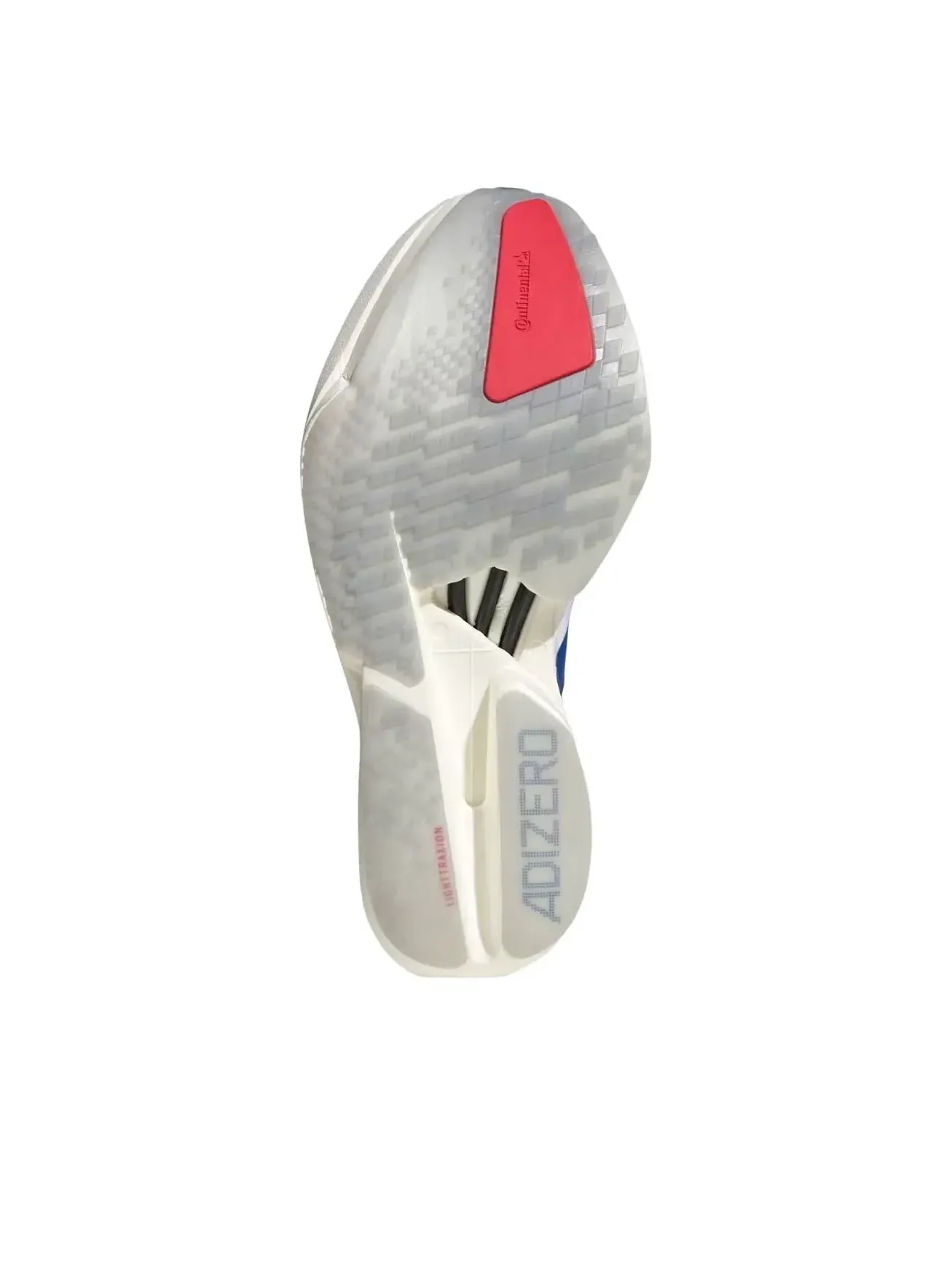 Кроссовки (WMNS) Adidas Adizero Adios Pro 4 'Cloud White Blue Pure Ruby' — изображение 3 из 5, белый