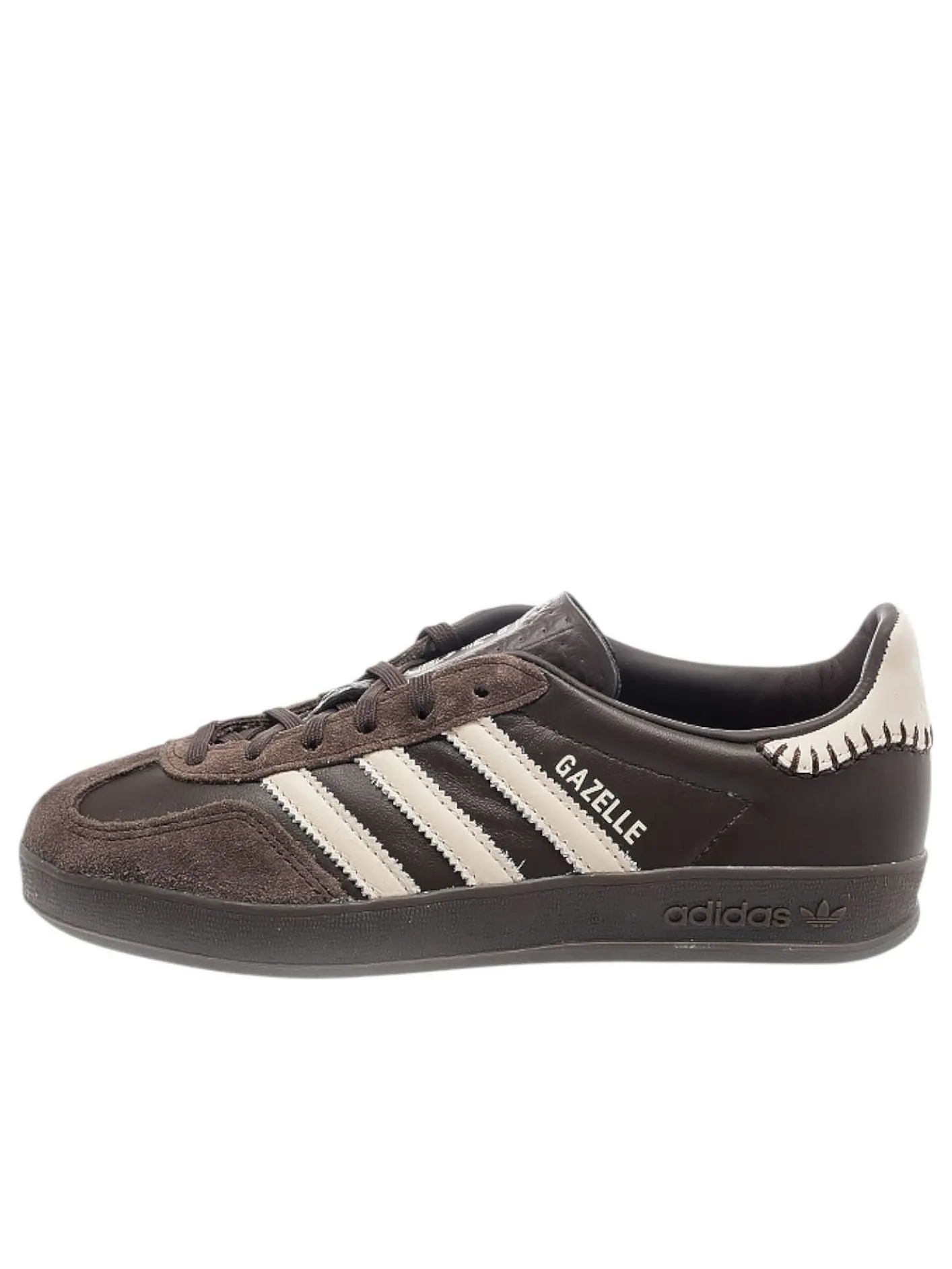 Adidas Gazelle Indoor 'Dark Brown Wonder White' — изображение 1 из 6, темный коричневый/белый