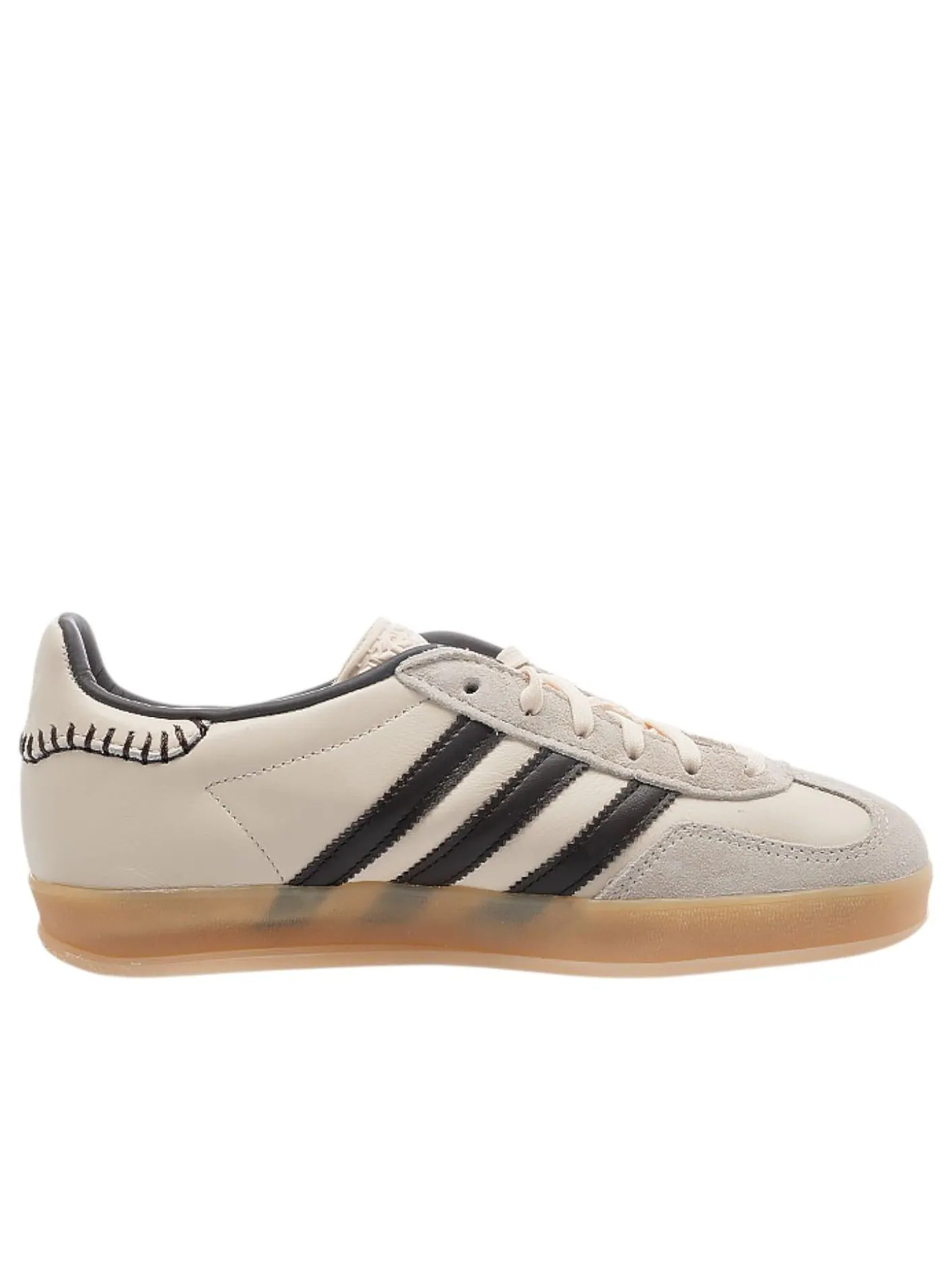 Adidas Gazelle Indoor 'Wonder White Dark Brown Gum Four' — изображение 5 из 6, белый/темный коричневый