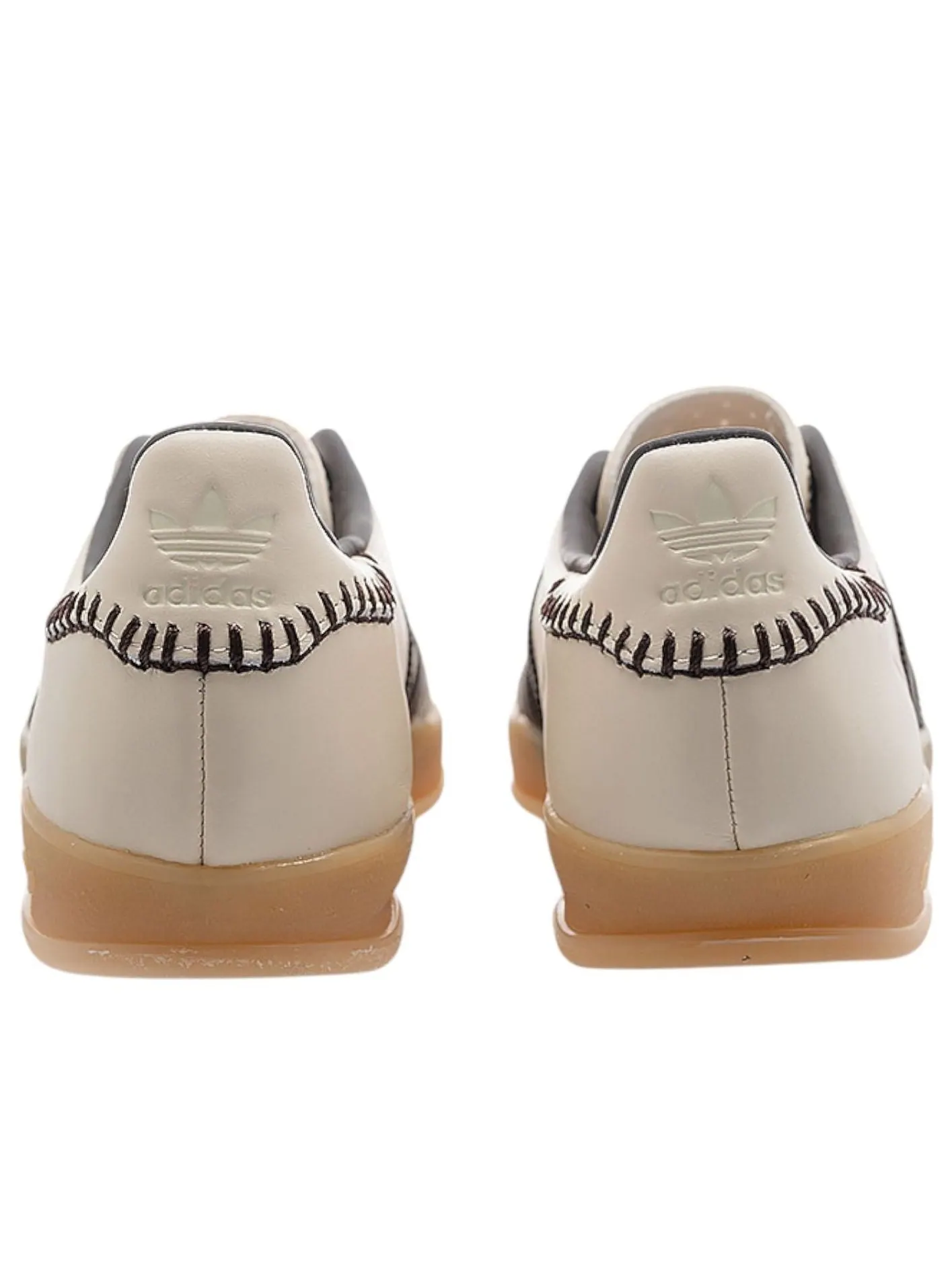 Кроссовки adidas Gazelle Indoor 'Wonder White Dark Brown Gum Four' — изображение 4 из 6, белый
