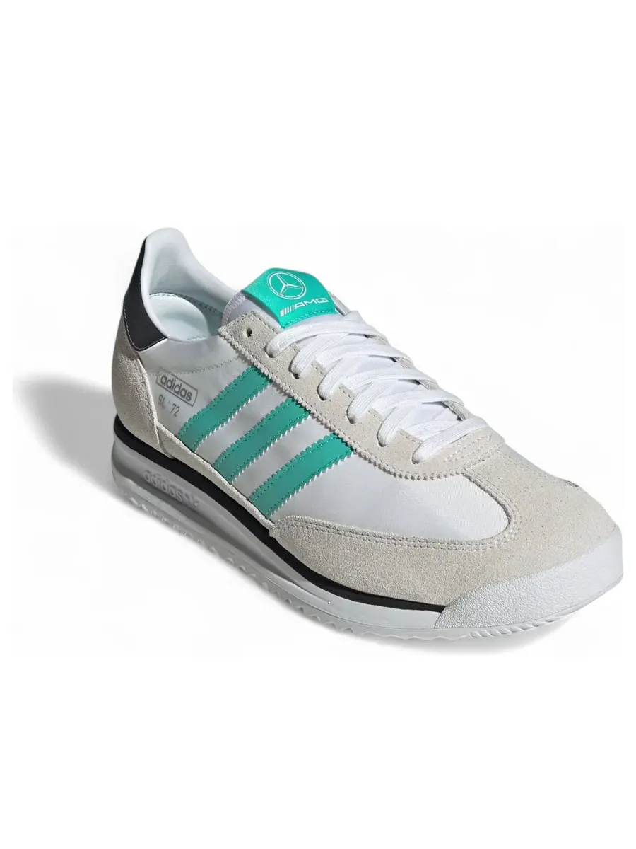 Кроссовки adidas SL 72 RS Mercedes 'Cloud White Teal' — изображение 3 из 6, белый