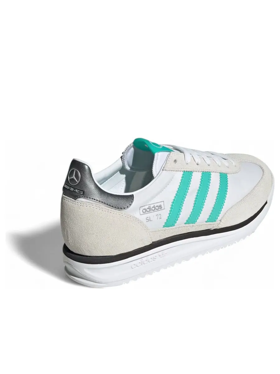 Кроссовки adidas SL 72 RS Mercedes 'Cloud White Teal' — изображение 4 из 6, белый