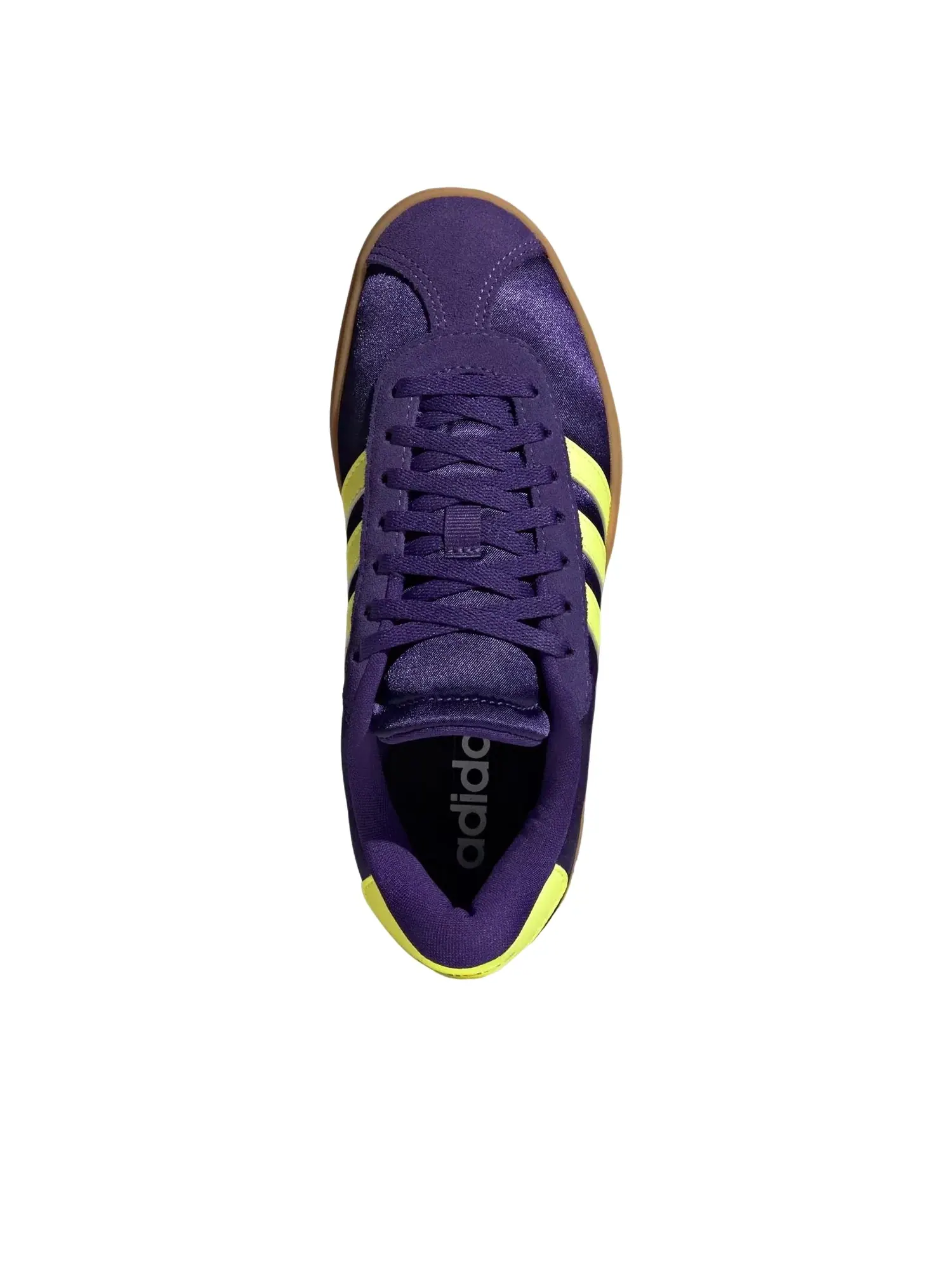 Детские кроссовки с бархатным верхом Vl Court Collegiate Adidas — изображение 3 из 4, фиолетовый
