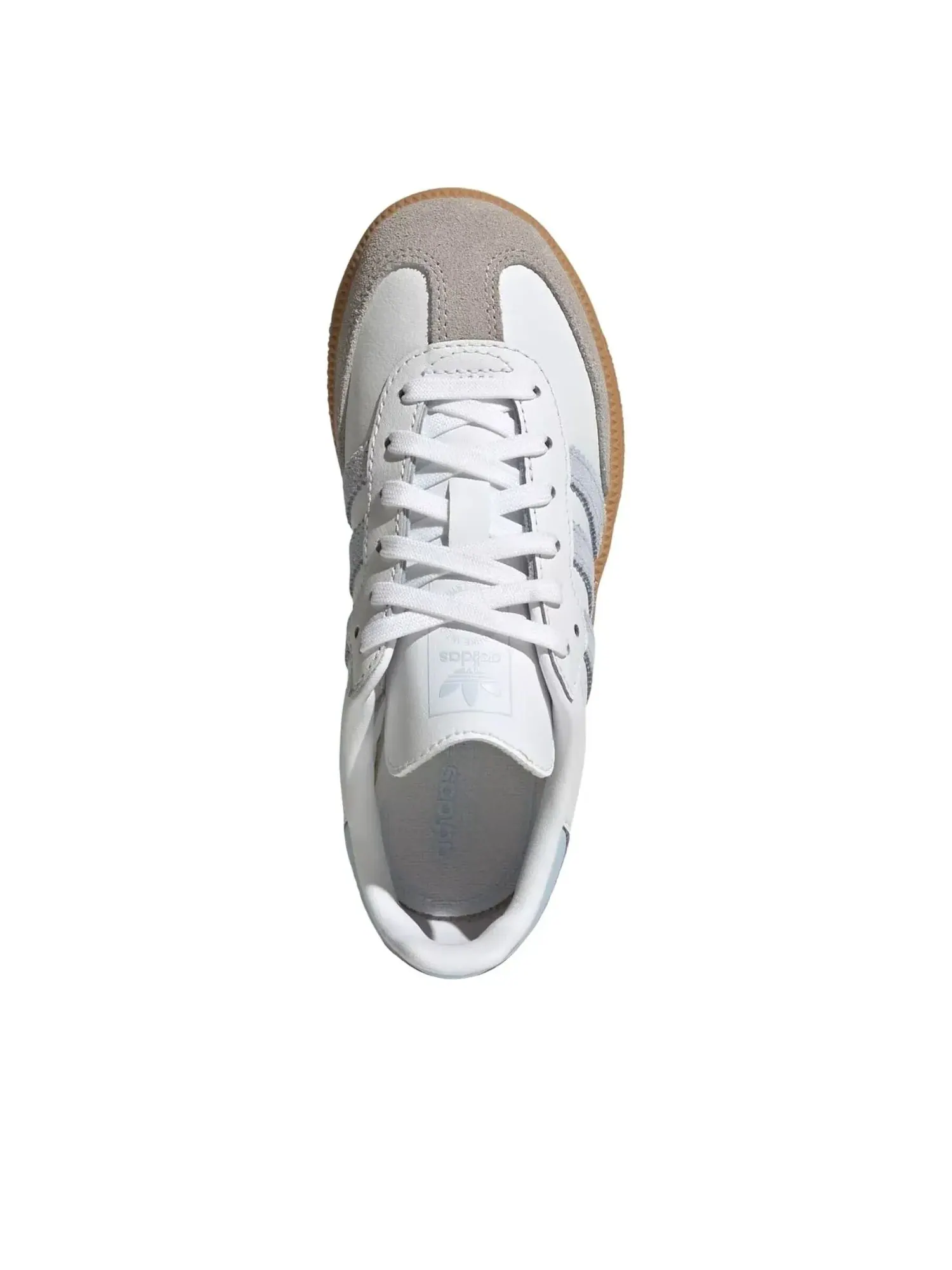 Кроссовки (PS) Adidas Samba OG 'White Crystal Sky Gum' — изображение 4 из 6, белый