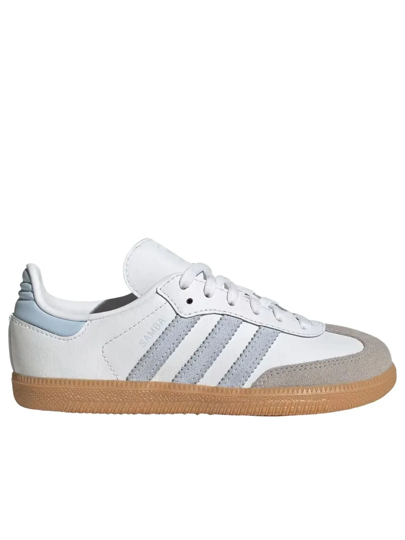 Кроссовки (PS) Adidas Samba OG 'White Crystal Sky Gum' — изображение 6 из 6, белый