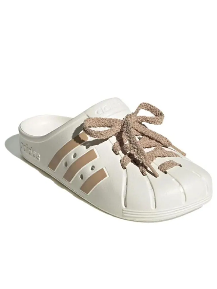 Сабо Adidas Adilette 'Cream White Tan' — изображение 3 из 5, кремовый белый/бежевый