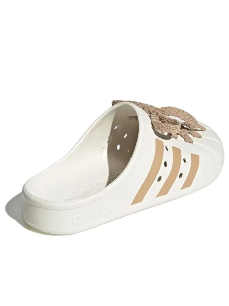 Сабо Adidas Adilette 'Cream White Tan' — изображение 4 из 5, кремовый белый/бежевый