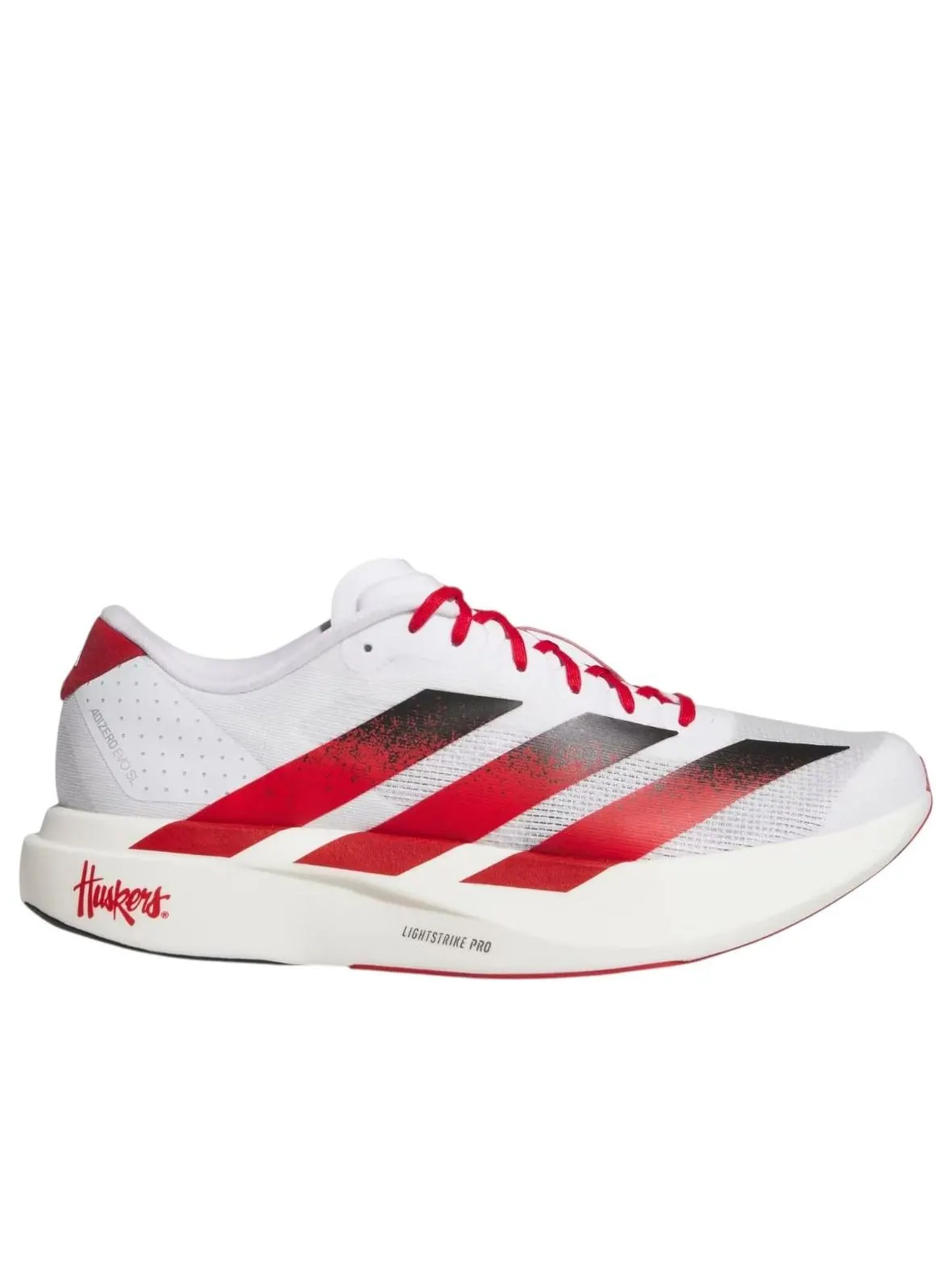 Кроссовки adidas x NCAA Adizero Evo SL 'Nebraska Cornhuskers' — изображение 2 из 6, белый
