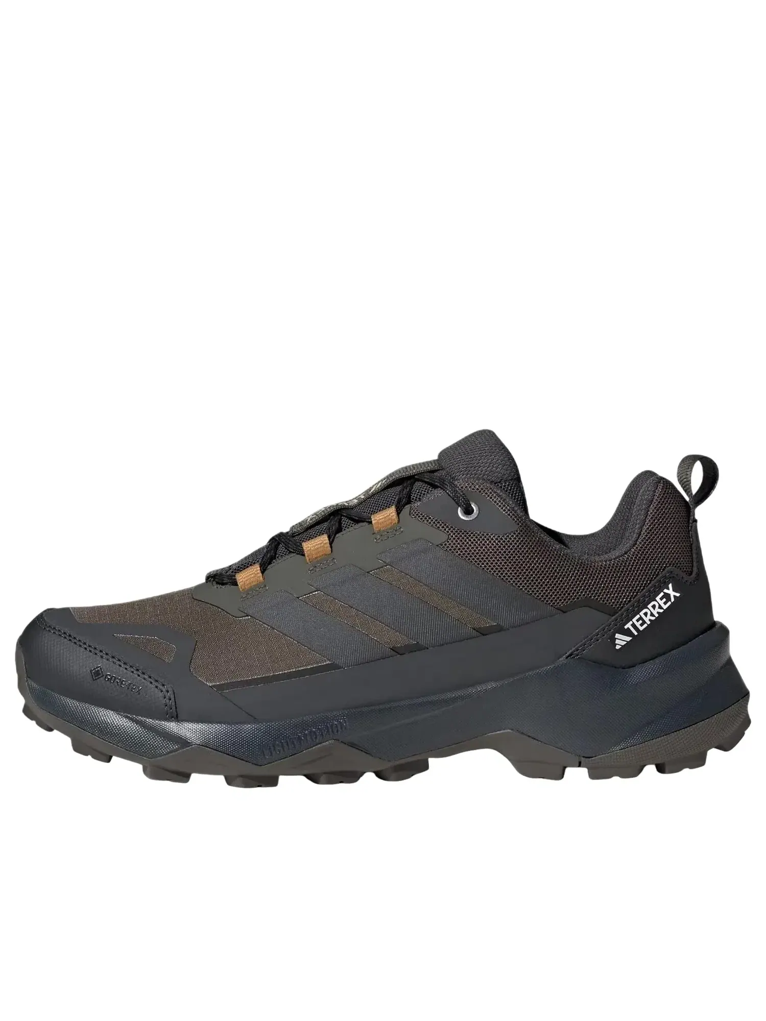 Мужские кроссовки для хайкинга с шнуровкой Terrex Skychaser AX5 Gore-Tex Adidas — изображение 1 из 4, оливковый зеленый