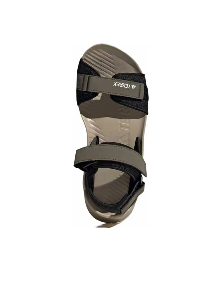Сандалии adidas Terrex Hydroterra Sandals 'Olive Strata Core Black Wonder Beige' — изображение 3 из 4, коричневый