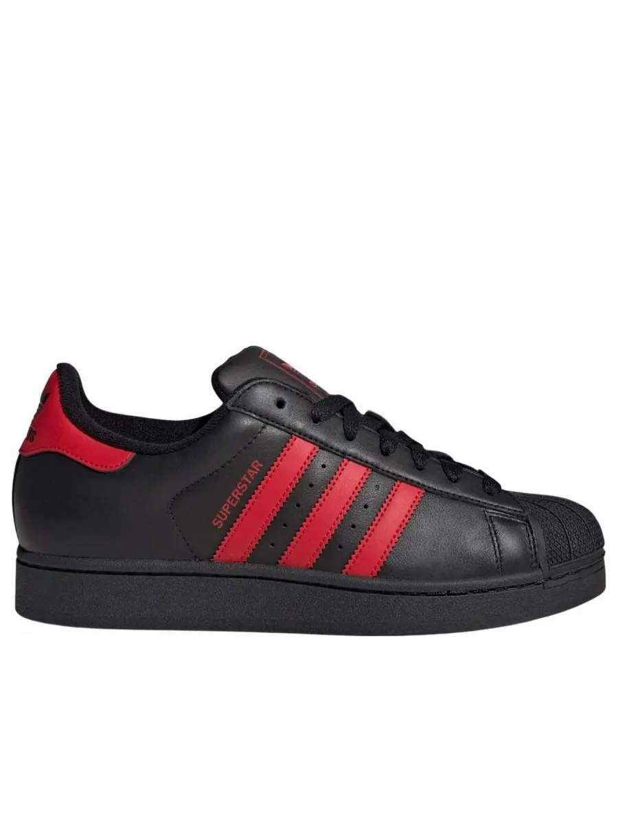Кроссовки adidas Superstar 2 'Core Black Better Scarlet' — изображение 2 из 5, черный