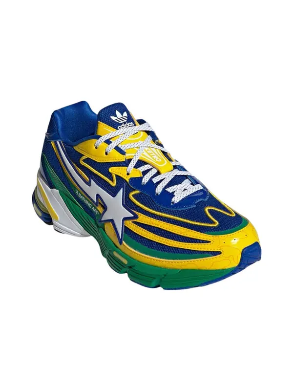 Кроссовки x bape orketro 'yellow blue green' Adidas — изображение 3 из 4, зеленый/синий/синий