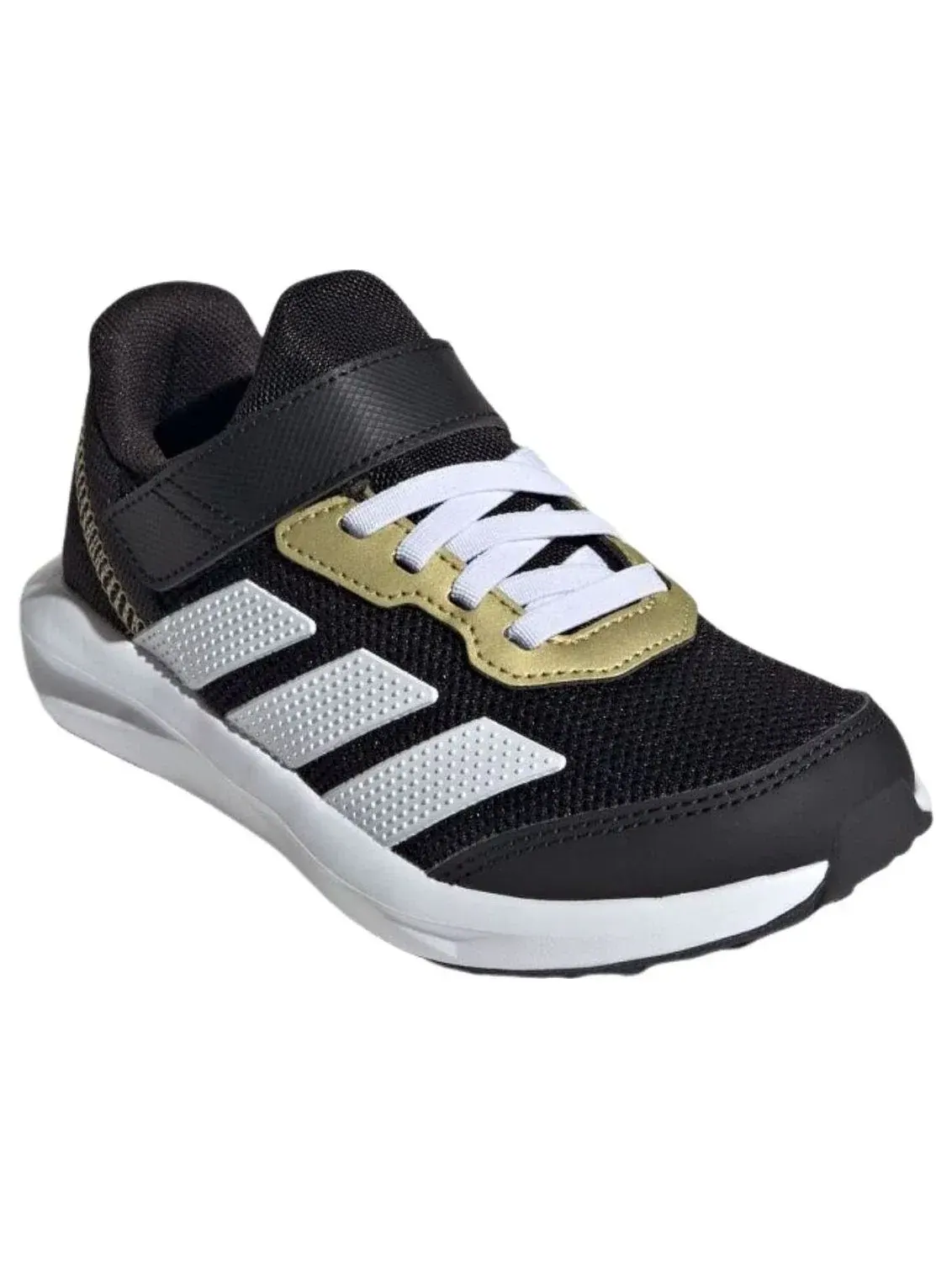 Кроссовки Adidas Faito El K 'Black White Gold Metallic' JQ2555 — изображение 4 из 5, черный
