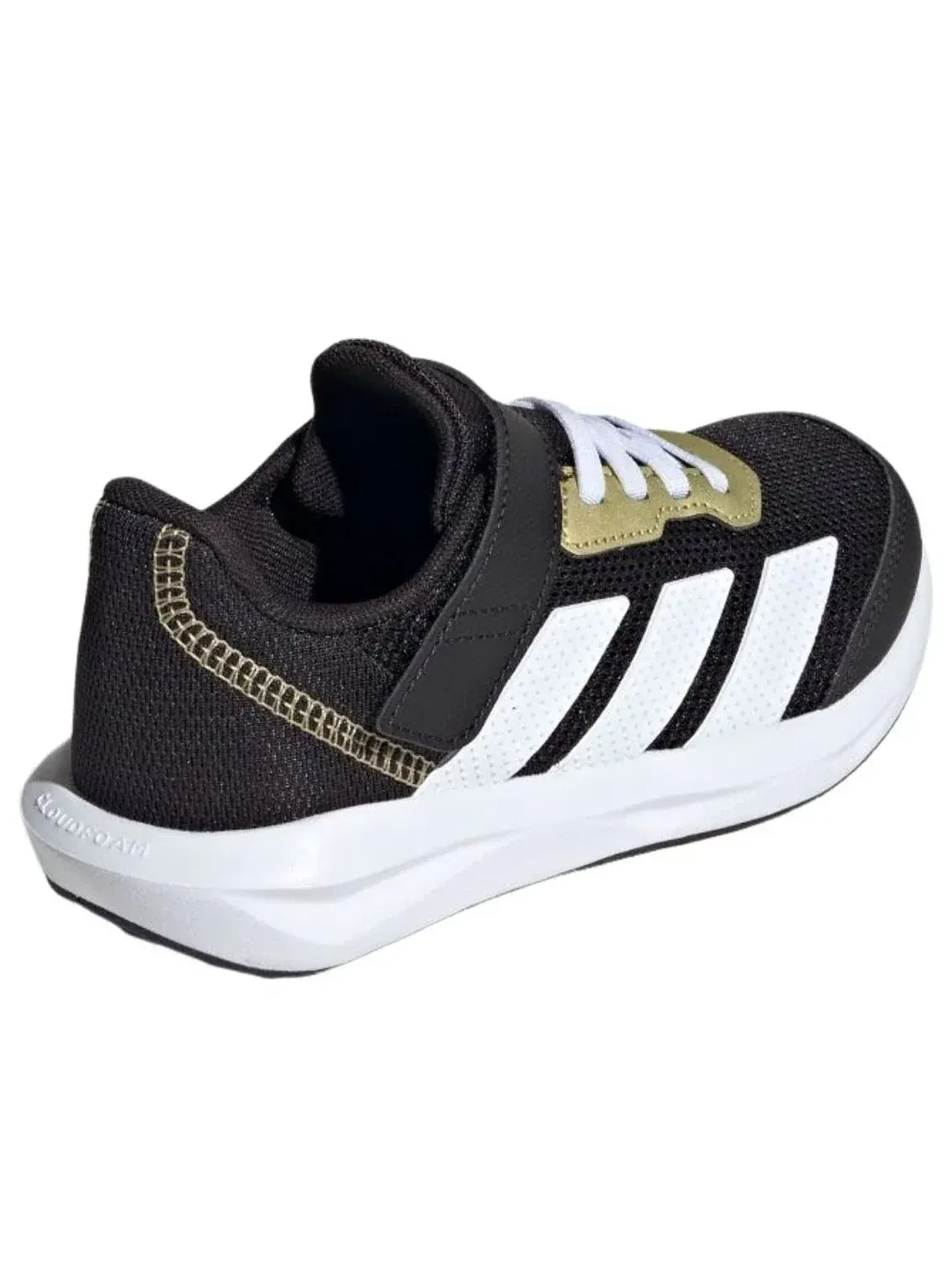 Кроссовки Adidas Faito El K 'Black White Gold Metallic' JQ2555 — изображение 5 из 5, черный