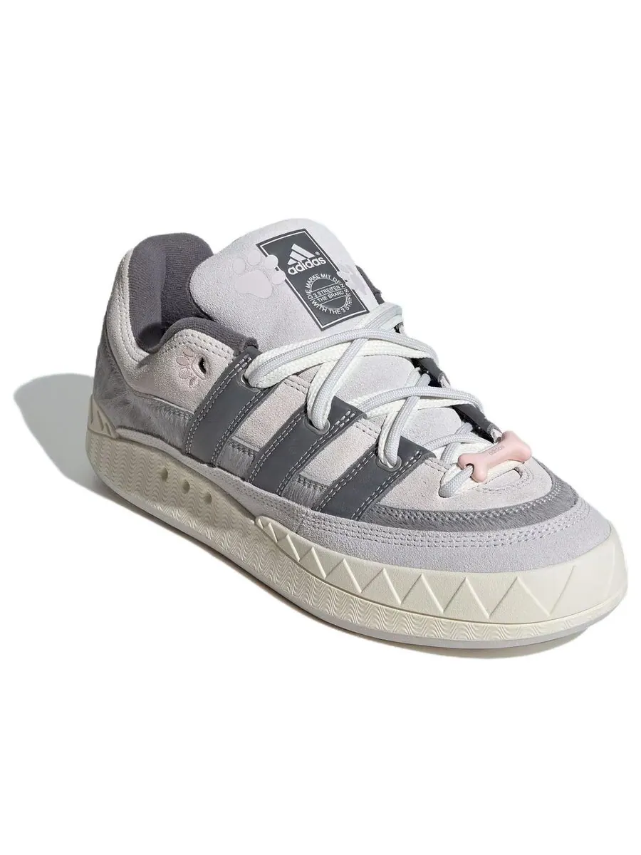 Кроссовки adidas Adimatic 'Grey White' — изображение 3 из 6, серый