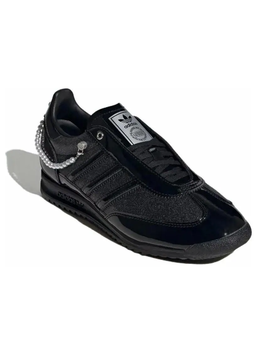 Кроссовки (WMNS) adidas SL 72 OG 'Patent Pearls Black Silver Metallic' — изображение 2 из 4, черный