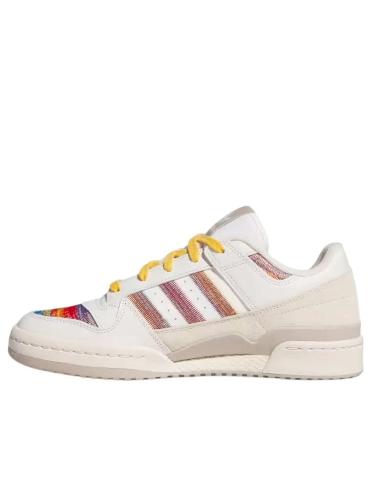 Кроссовки adidas Forum Low CL 'Cloud White Better Scarlet' — изображение 1 из 6, белый