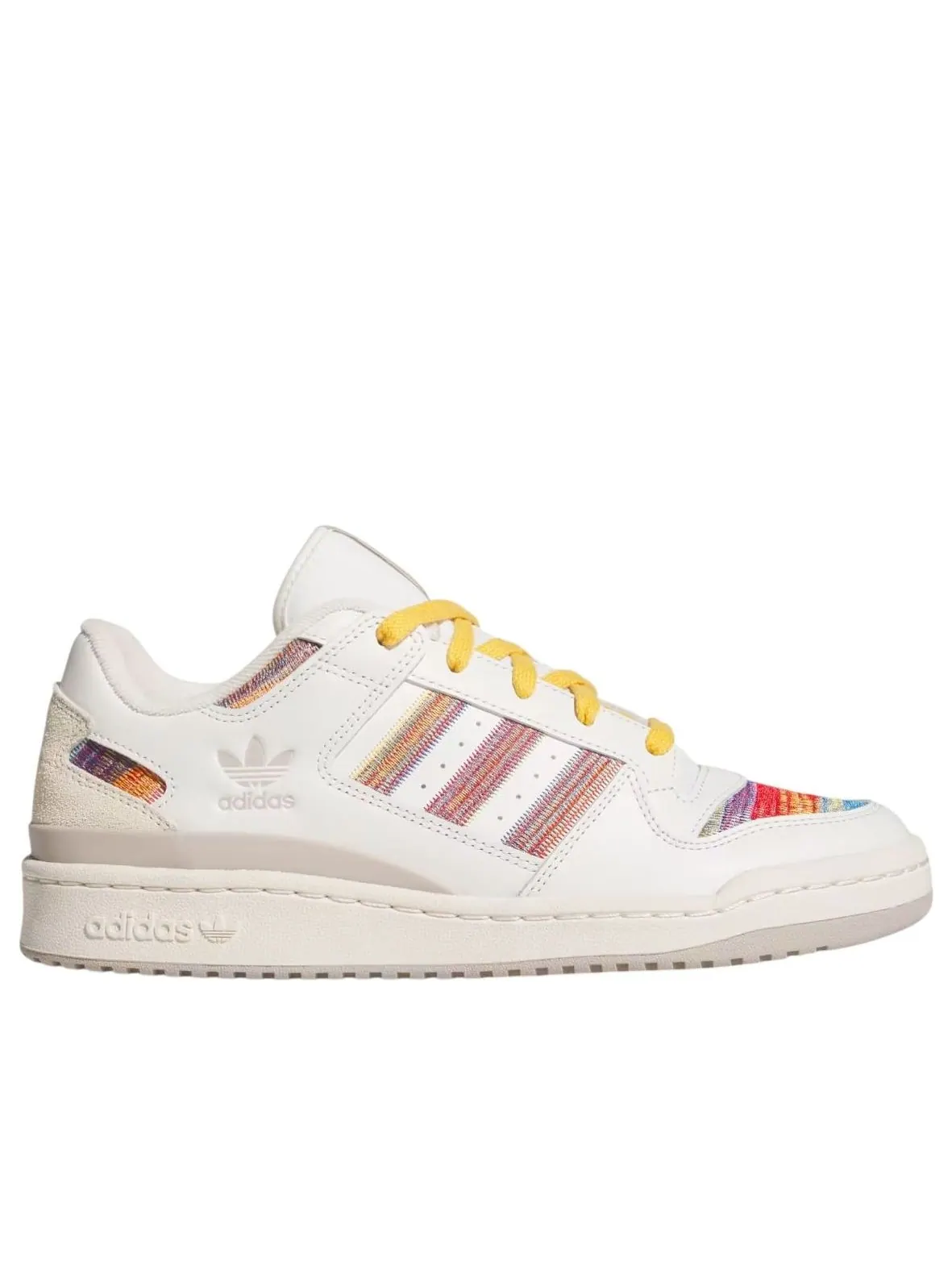 Кроссовки adidas Forum Low CL 'Cloud White Better Scarlet' — изображение 2 из 6, белый