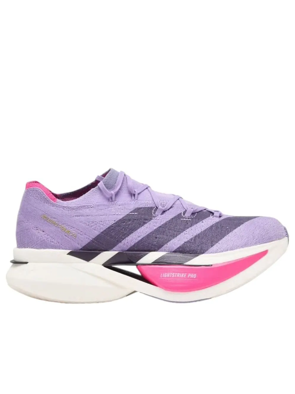 Adidas Adizero Prime X3 Strung 'Powder Plum Black Pink' — изображение 2 из 6, черный/розовый