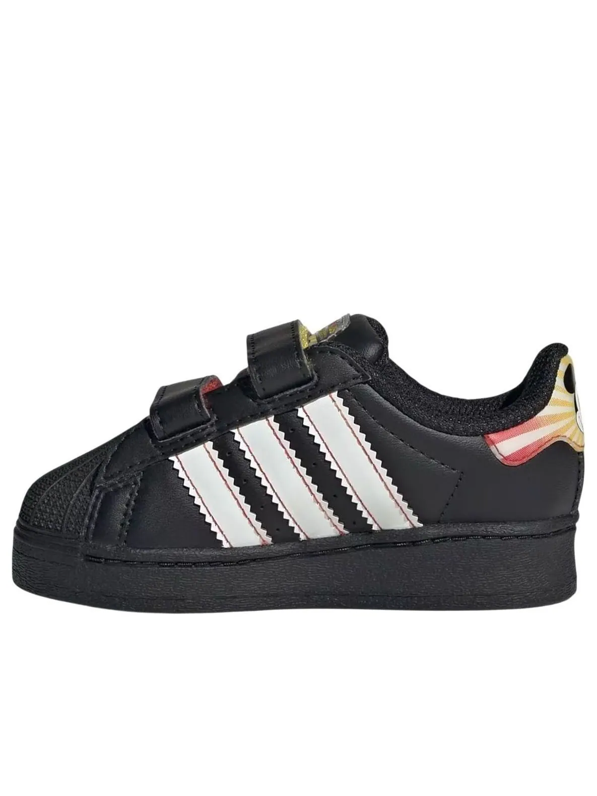 (TD) Adidas Disney Superstar LED Light 'Black White' — изображение 1 из 6, черный/белый/серый
