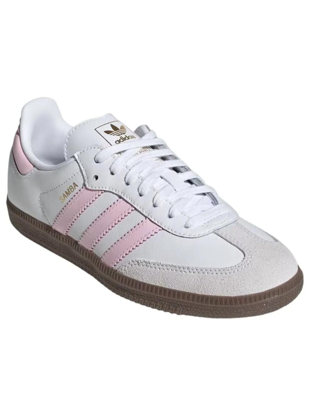 (GS) Adidas Samba OG J 'White Clear Pink Gum' — изображение 5 из 6, белый/прозрачный розовый