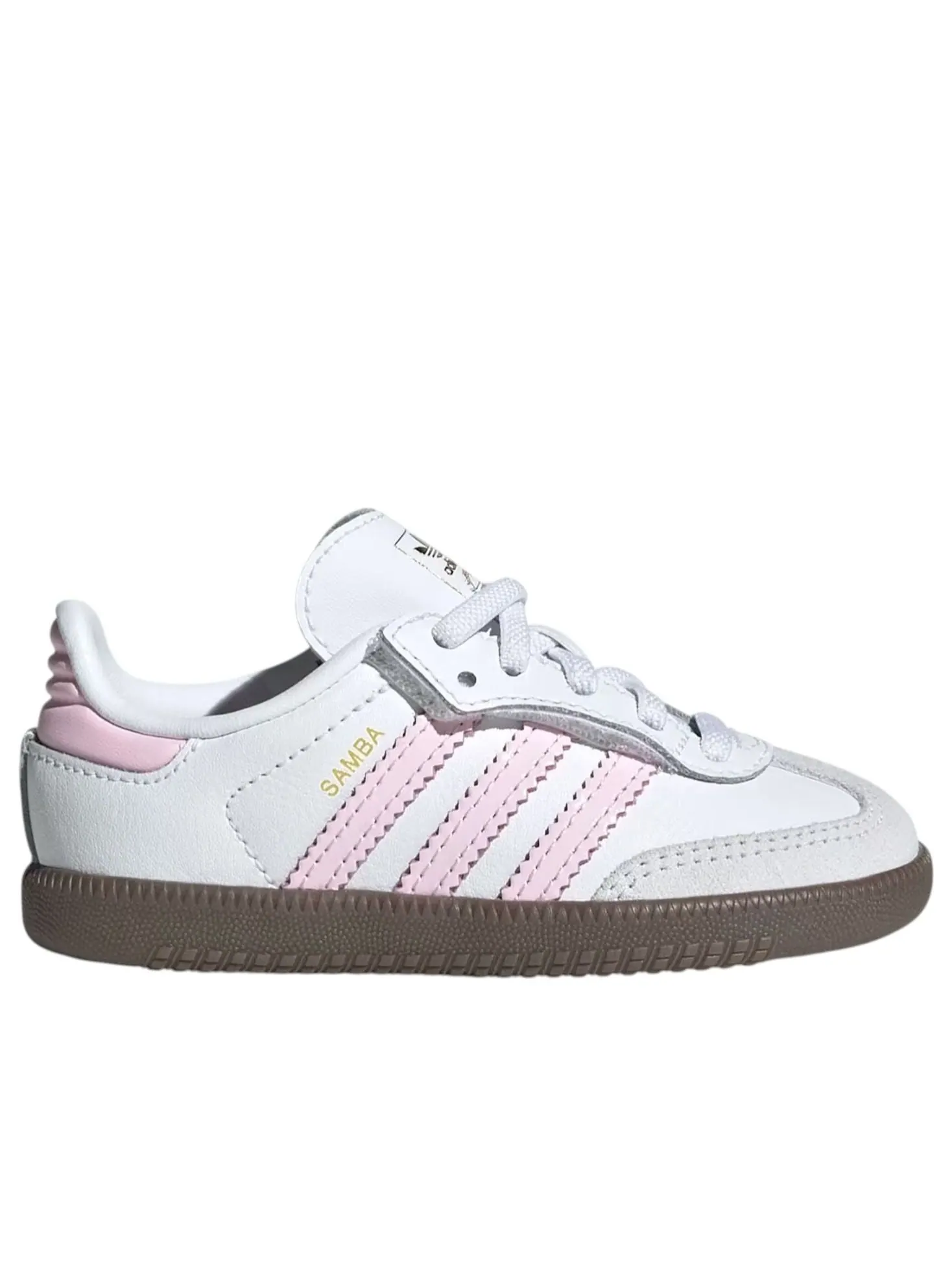 Кроссовки (TD) adidas Samba OG 'Cloud White Clear Pink Gum' — изображение 2 из 5, белый