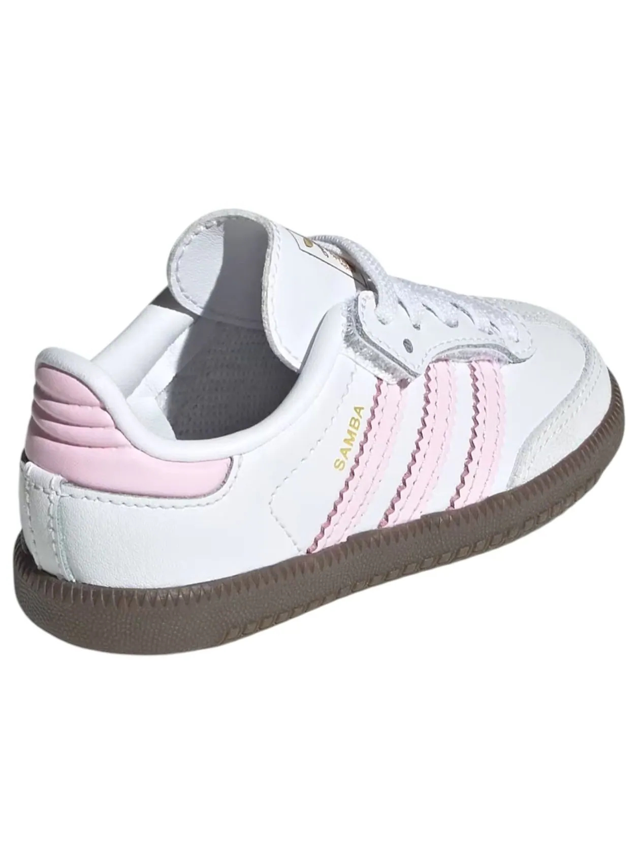 Кроссовки (TD) adidas Samba OG 'Cloud White Clear Pink Gum' — изображение 4 из 5, белый