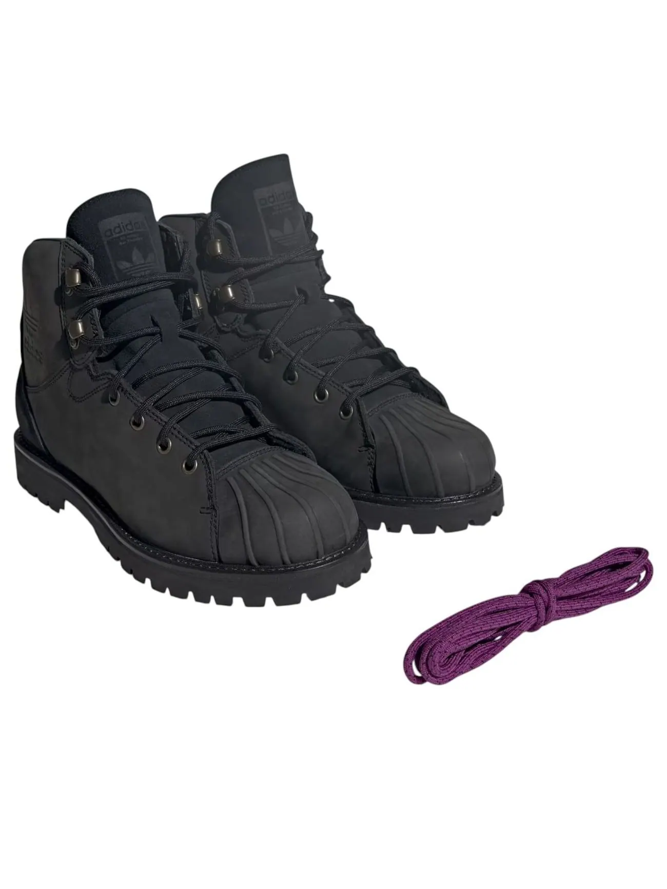 Ботинки adidas Superstar Boots 'Black' — изображение 4 из 5, черный