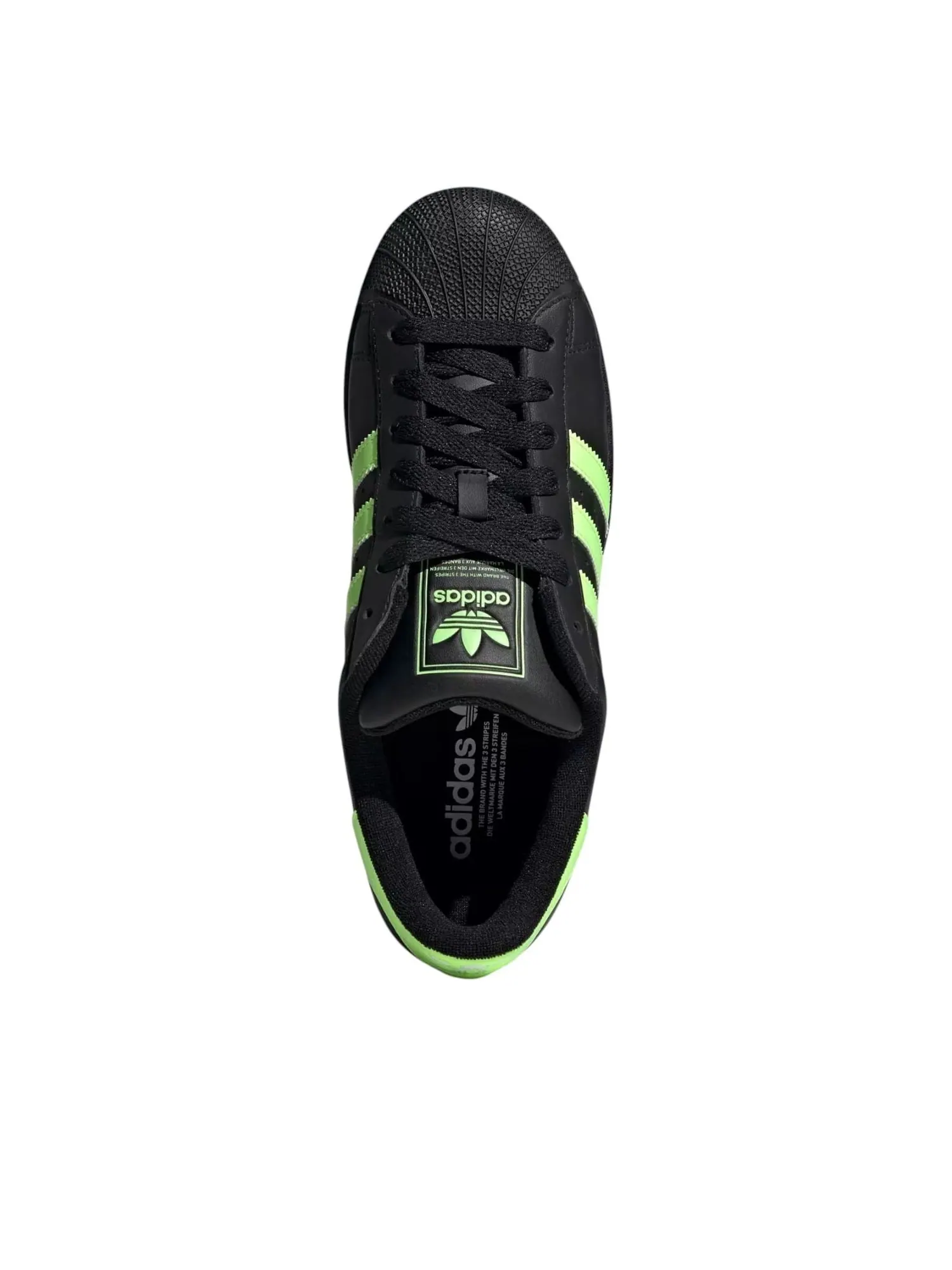 Кроссовки adidas Superstar II 'Core Black Signal Green' — изображение 4 из 5, черный