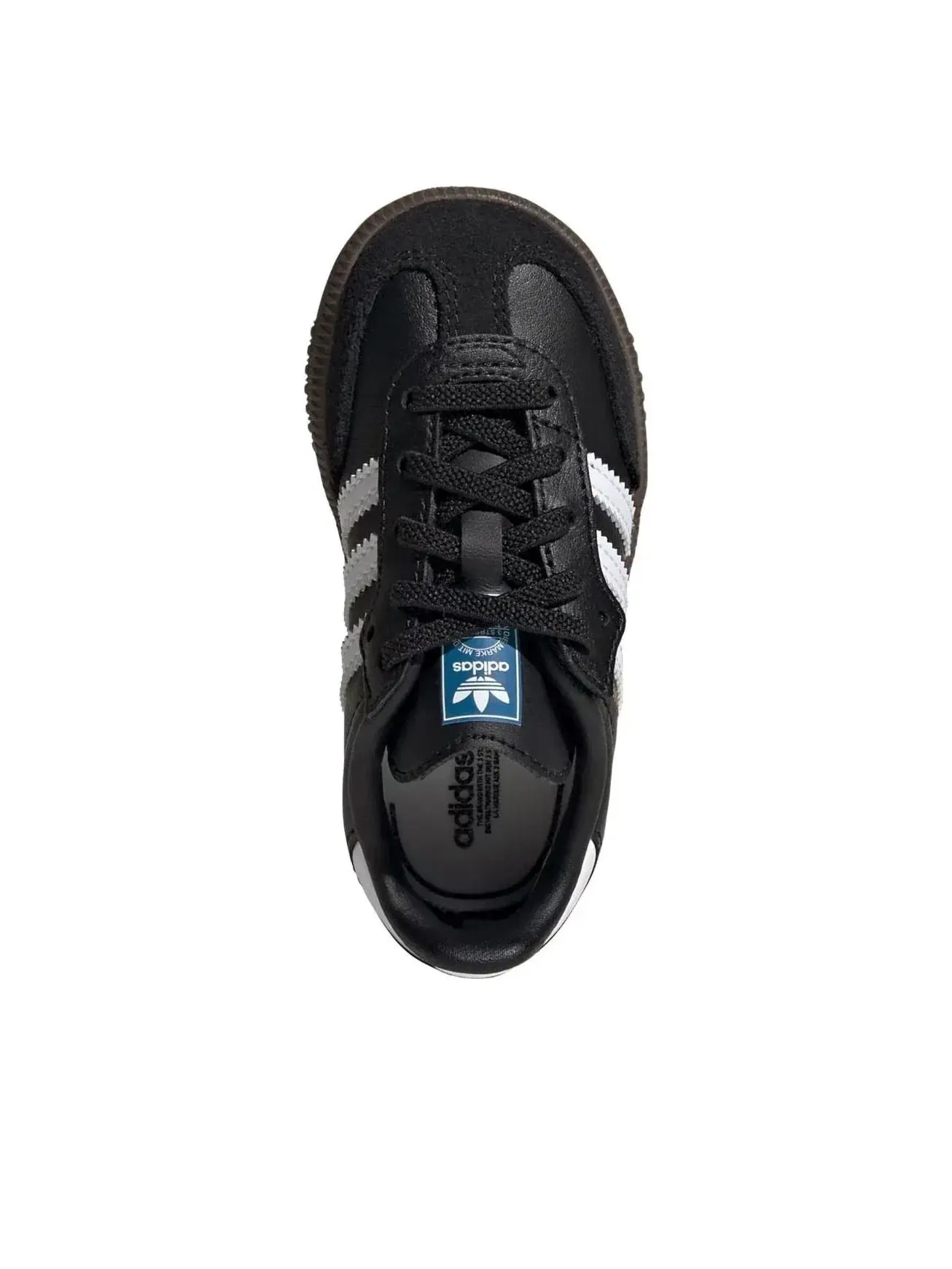 Кроссовки Adidas Samba OG Elastic Lace 'Black White' JQ3192 — изображение 2 из 5, черный