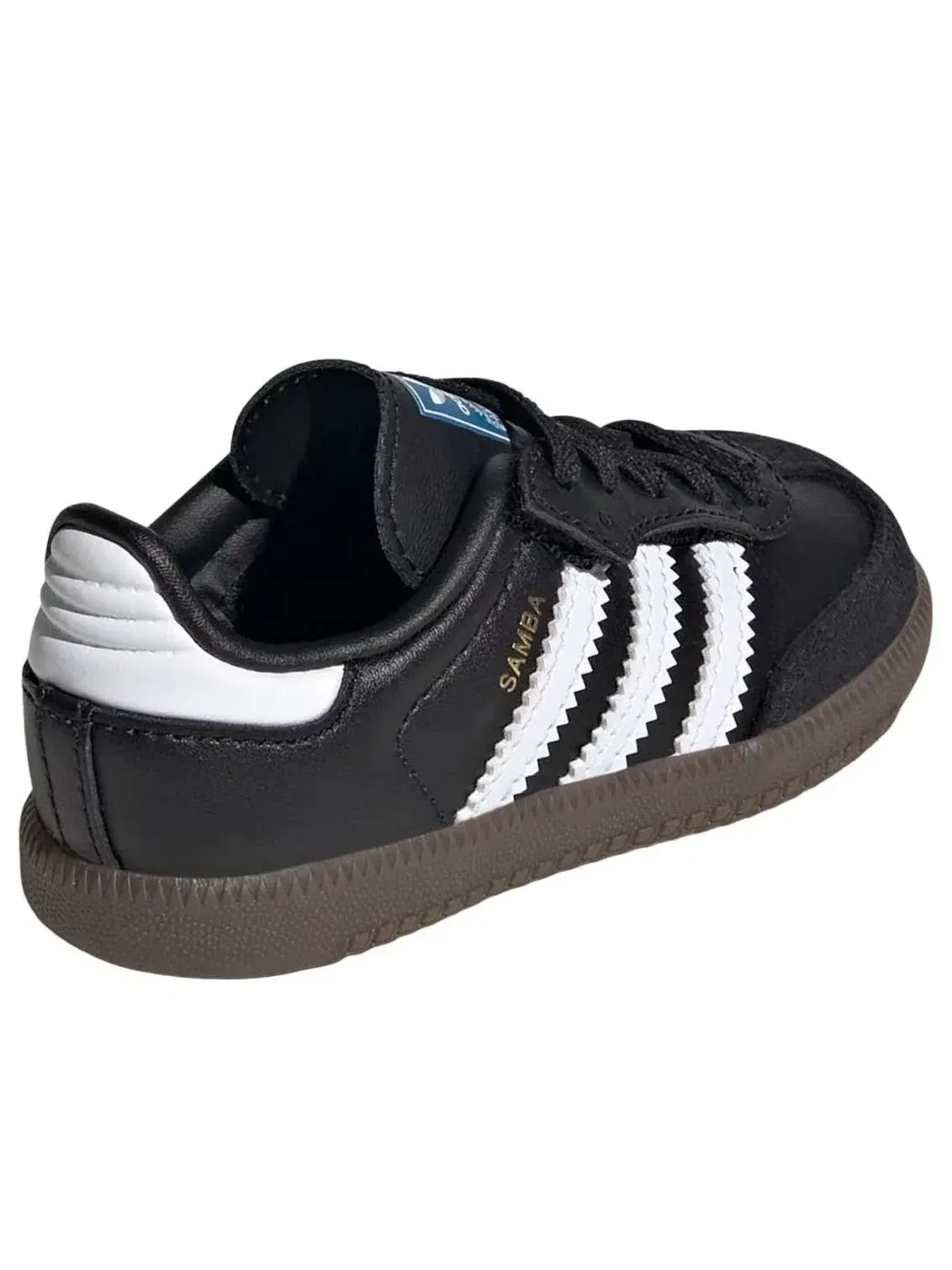 Кроссовки Adidas Samba OG Elastic Lace 'Black White' JQ3192 — изображение 5 из 5, черный