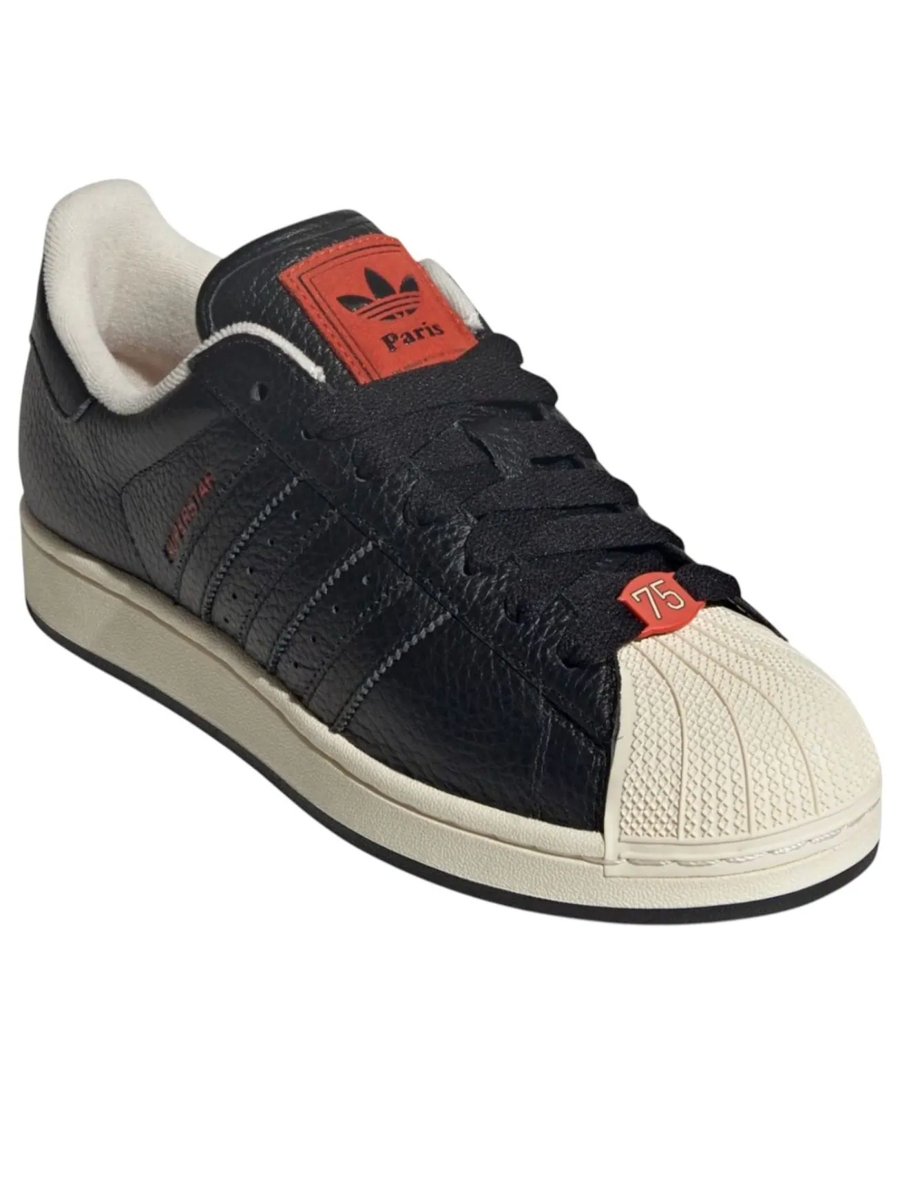 Кроссовки adidas Superstar 'Paris' — изображение 2 из 5, черный