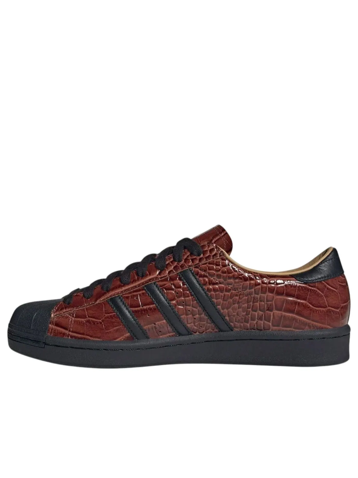 Кроссовки adidas Superstar Vintage 'Brown Croc' — изображение 1 из 6, коричневый